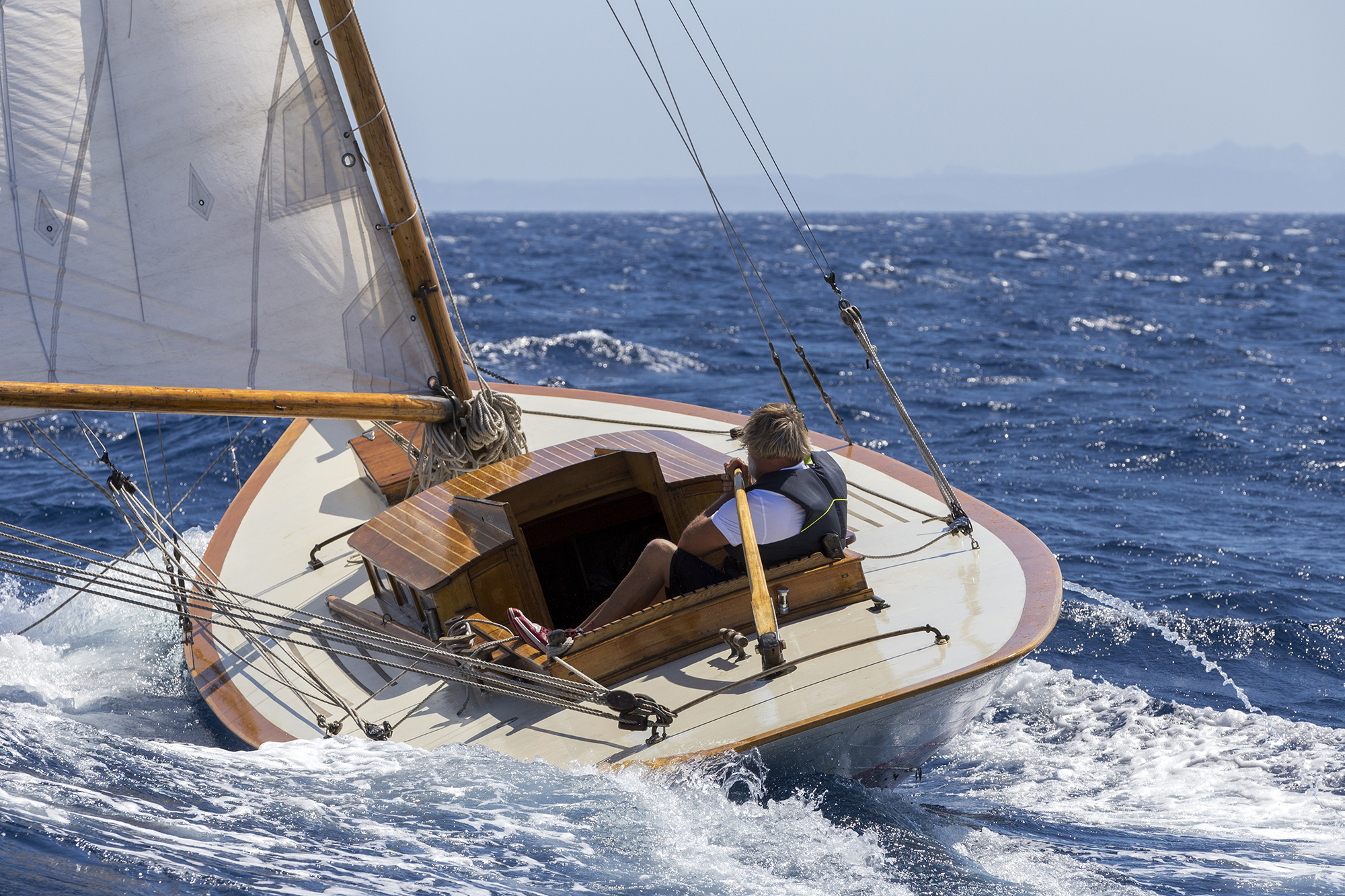 Hild in regata  Corsica Classic Regata 2020