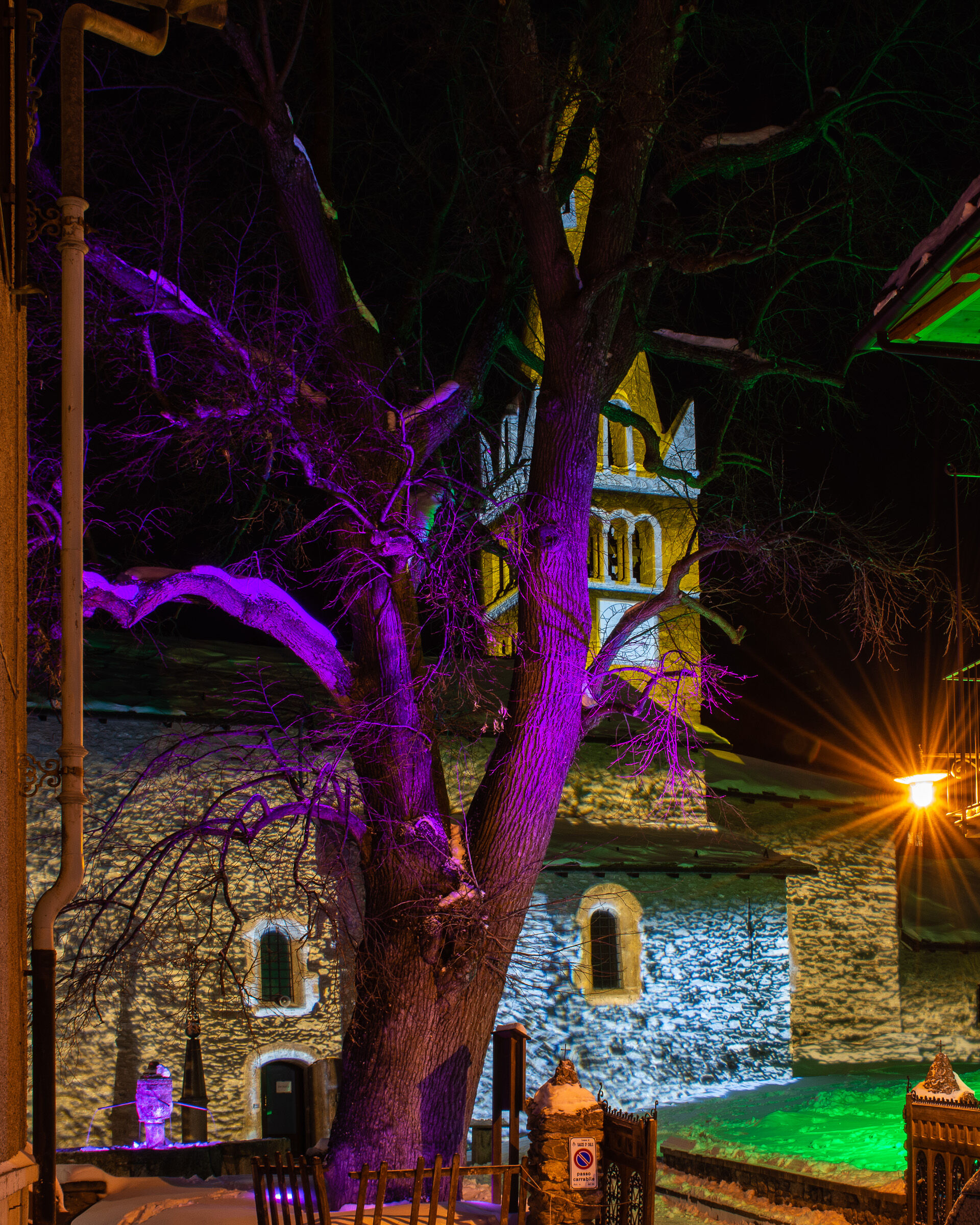 Chiesa colorata a Sauze d'Oulx