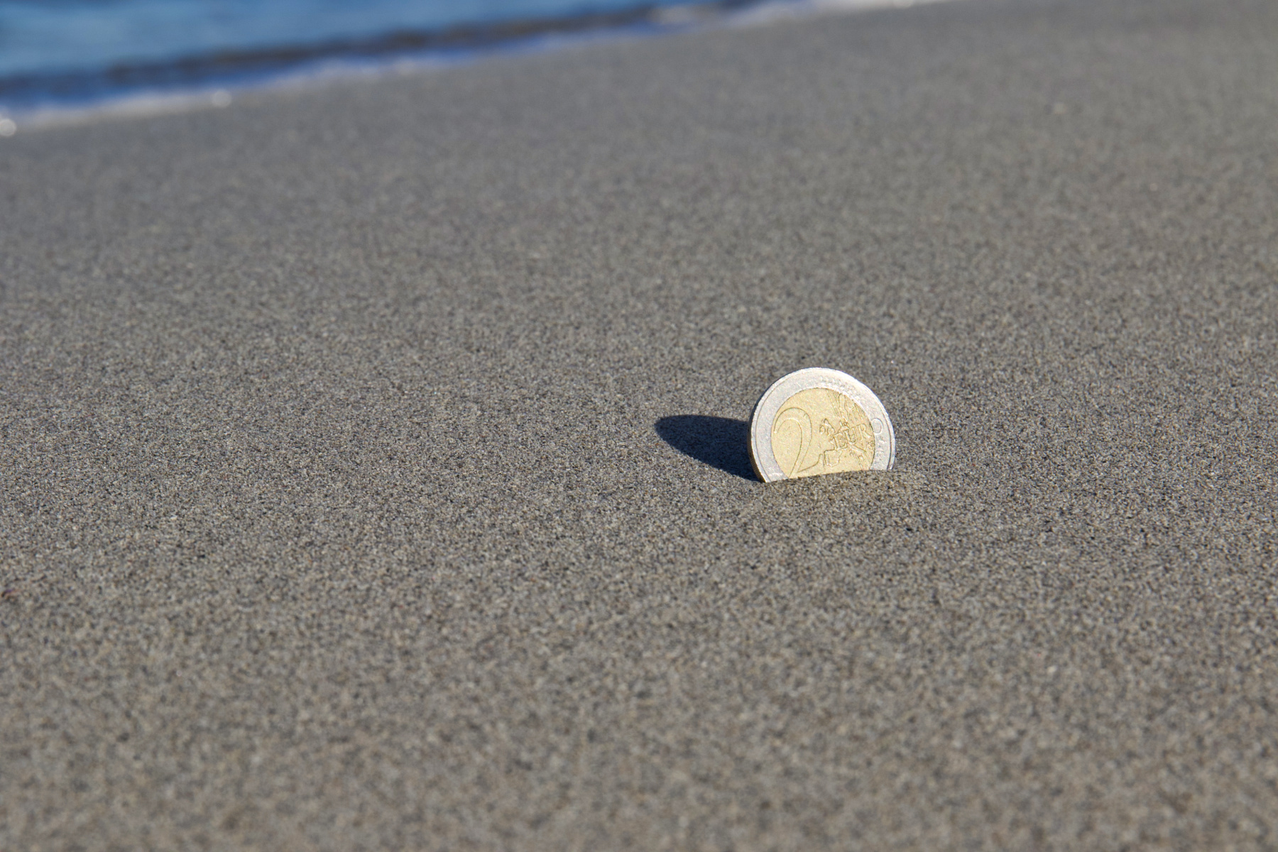 A beached penny.