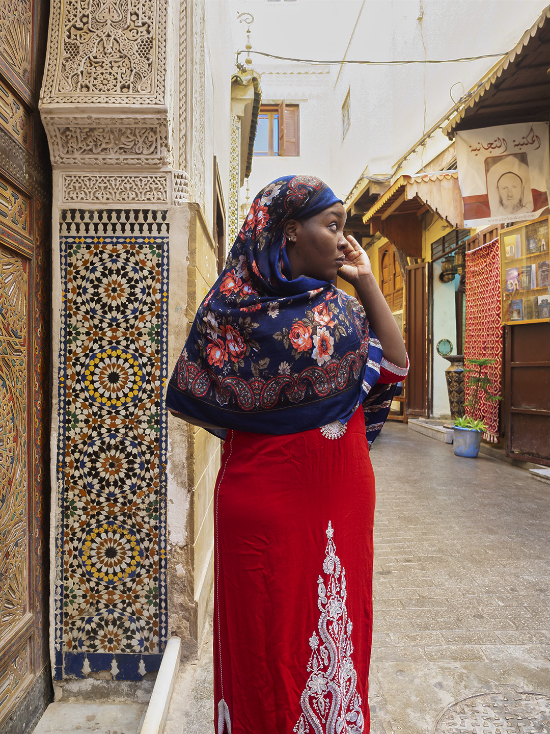 Woman in Red