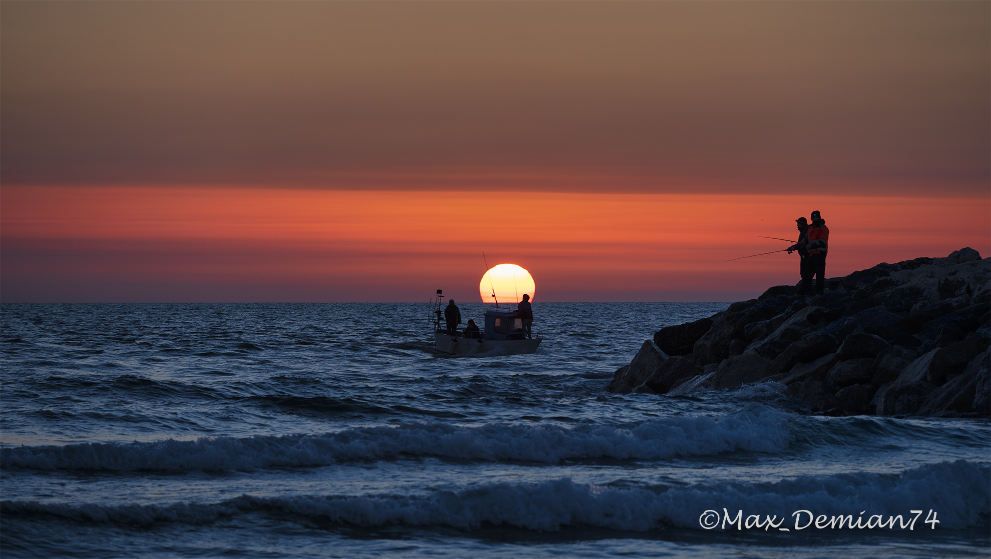 A pesca... del sole