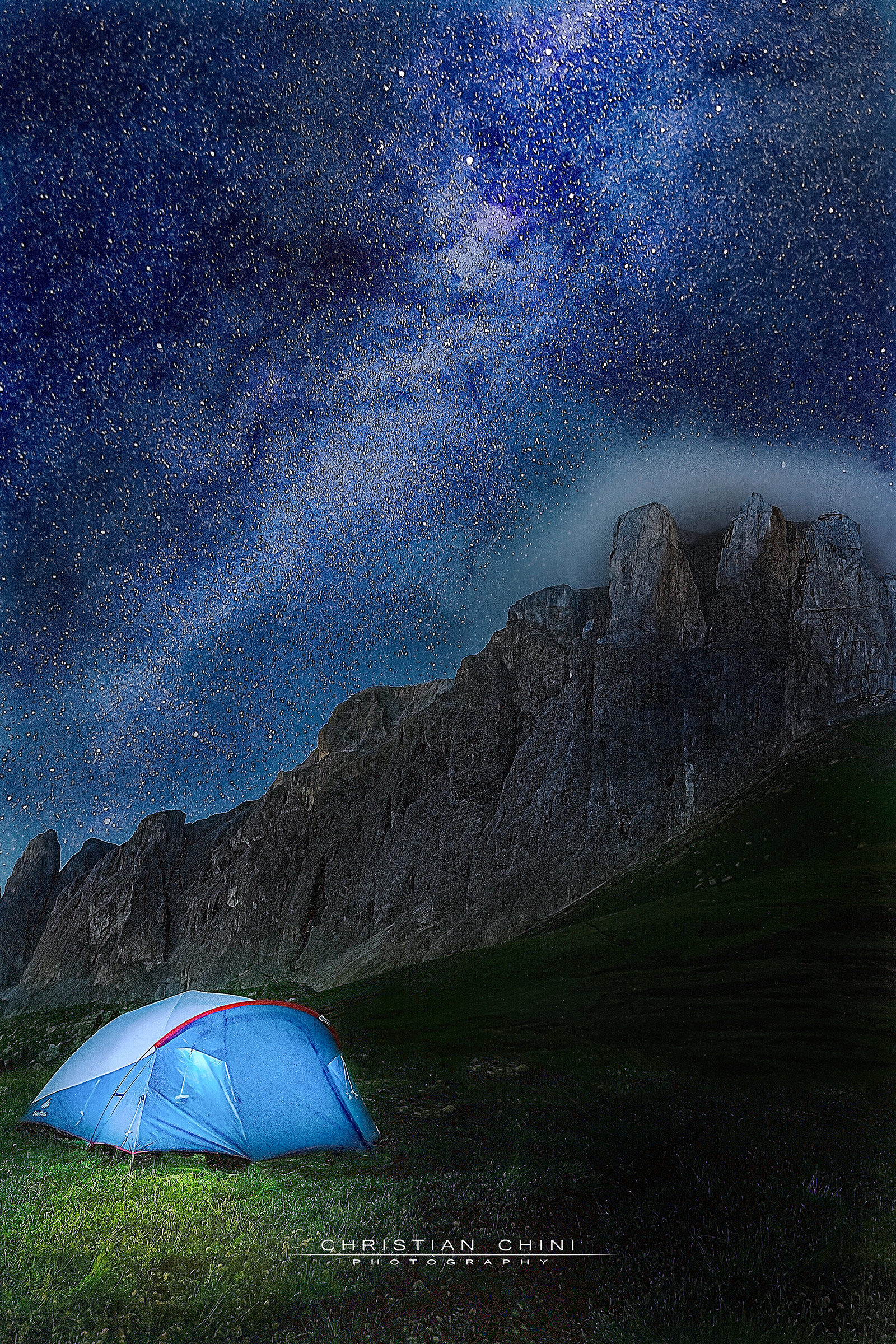 Tendata sotto le stelle