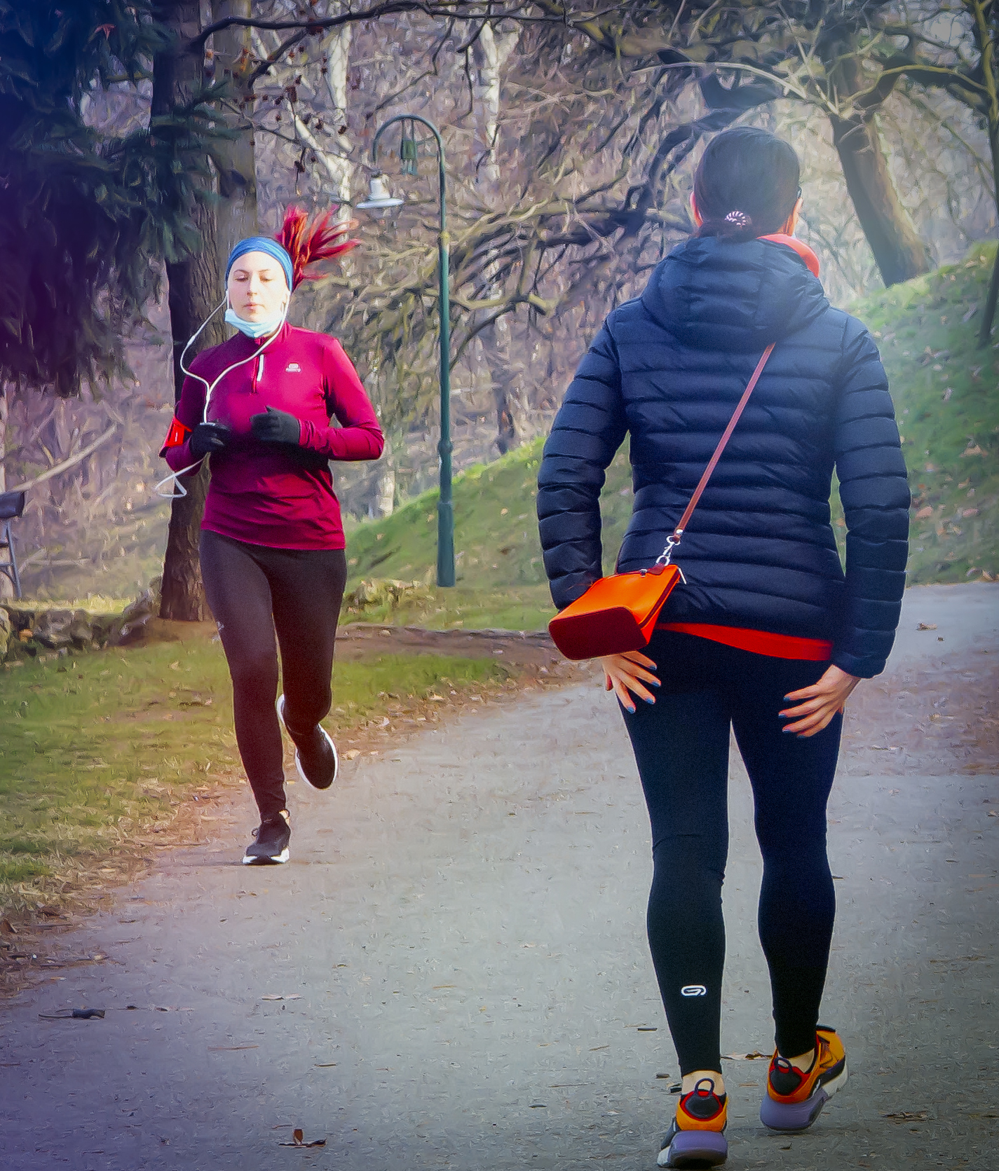 Jogging and Walking