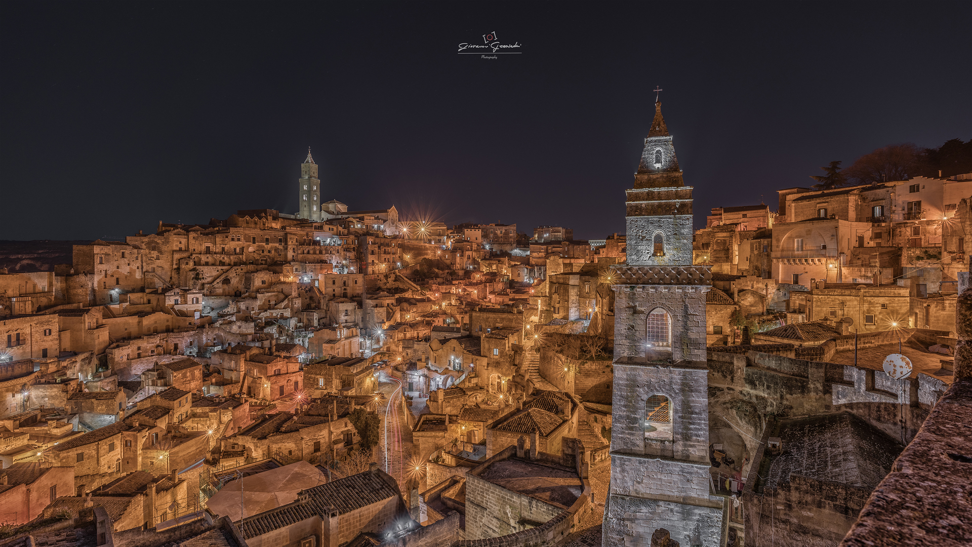 Matera and the two bell towers