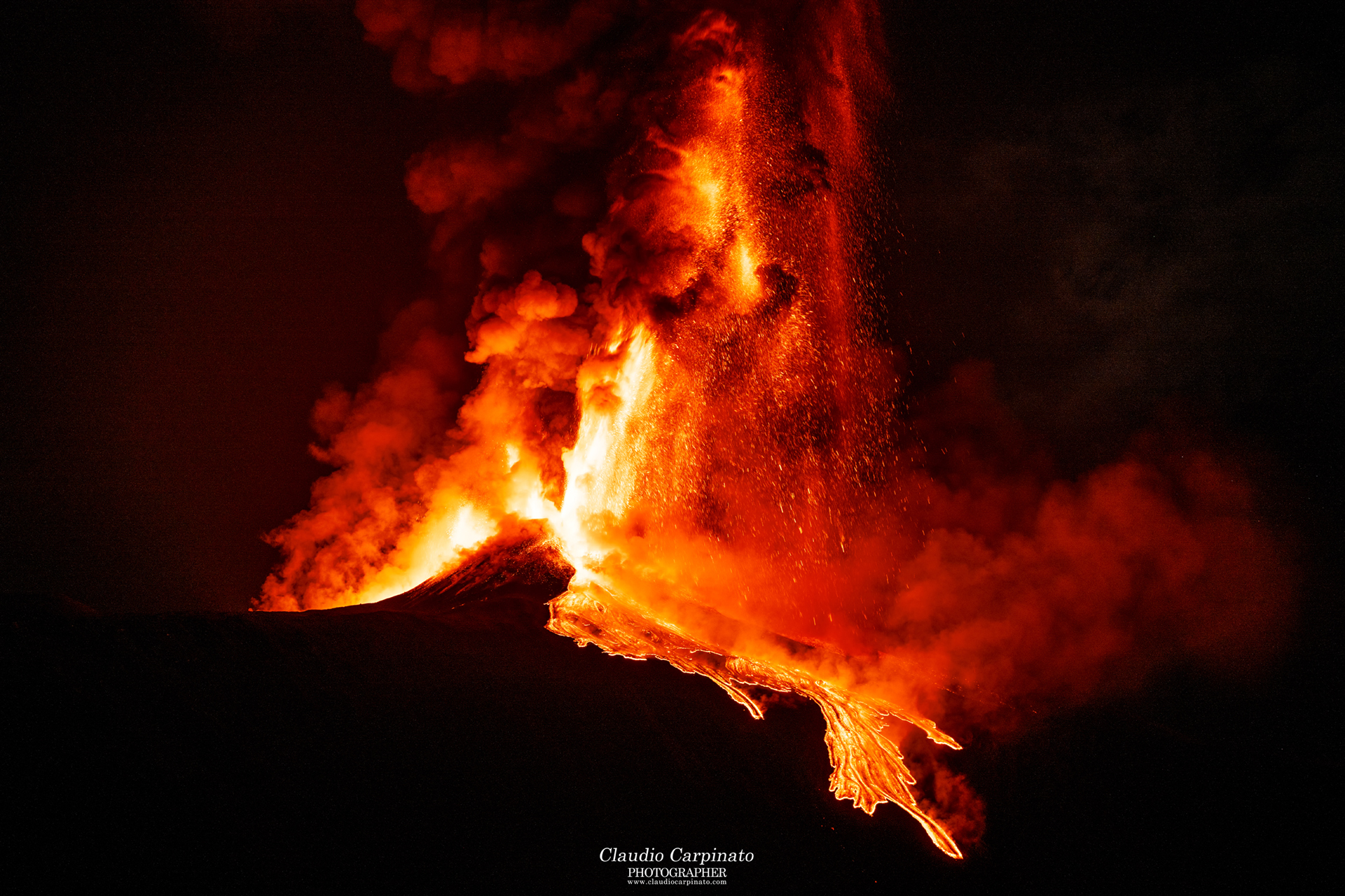 Etna, paroxysm of 23.02.2021