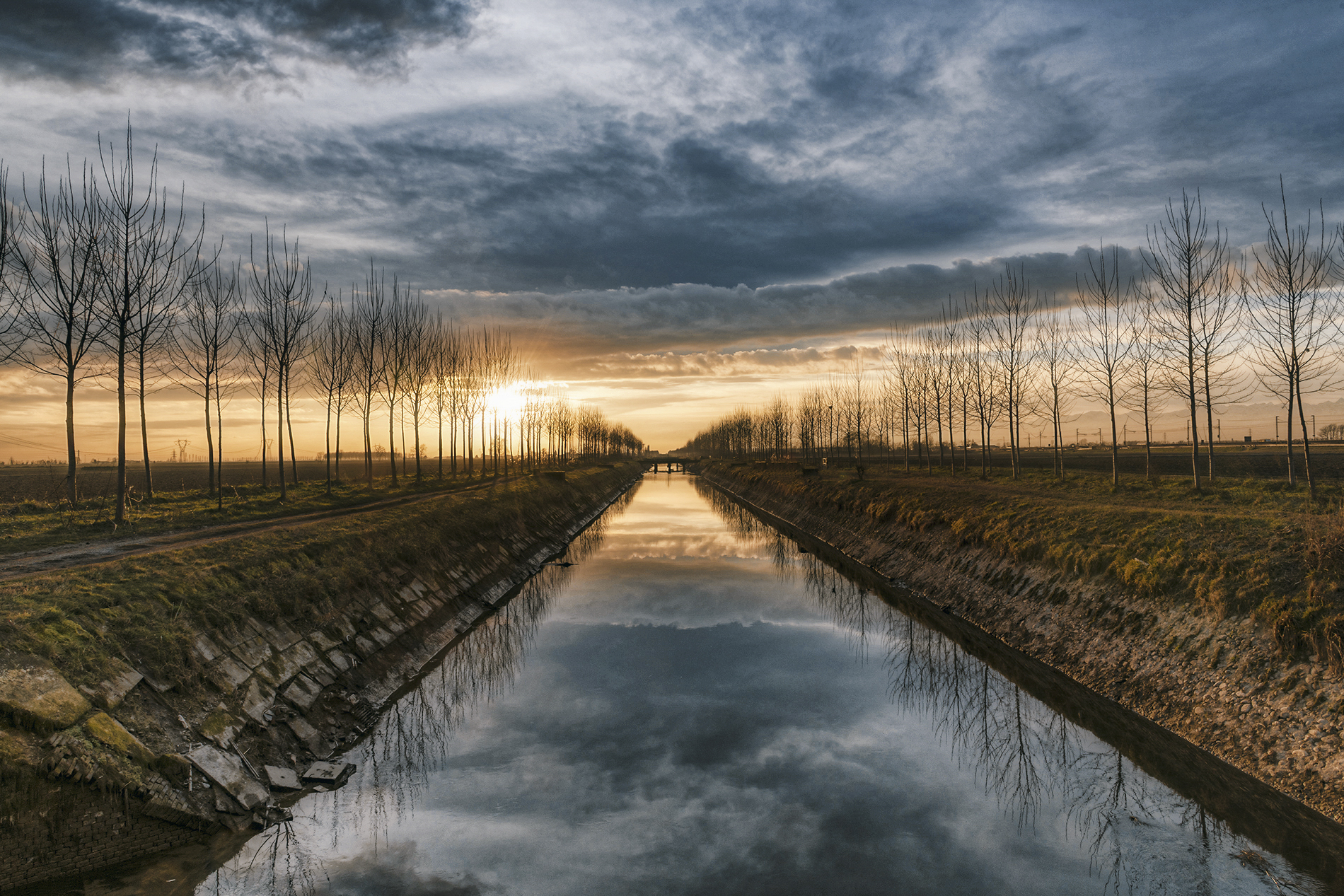 Photographing the sunset