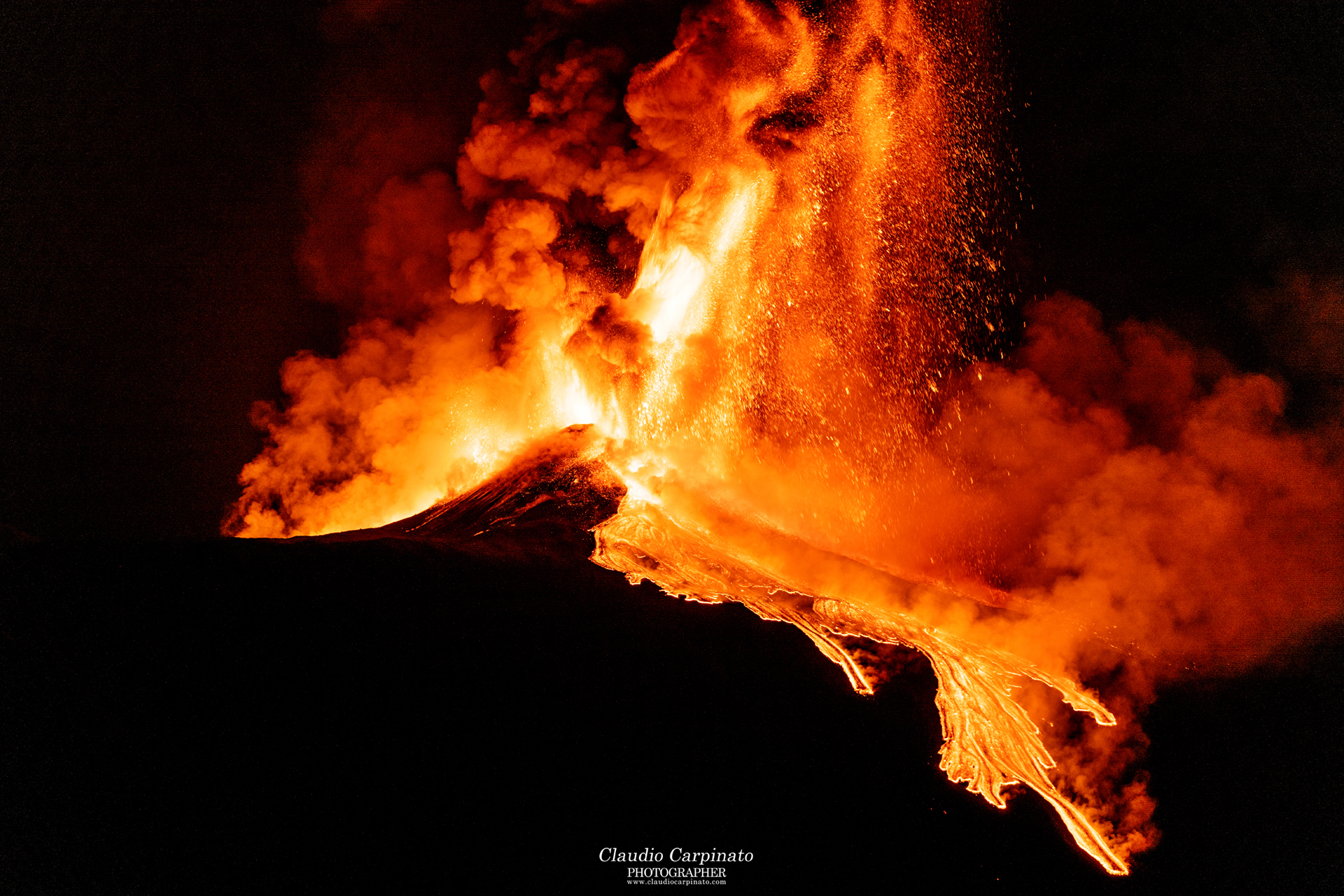 Etna, paroxysm of 23.02.2021