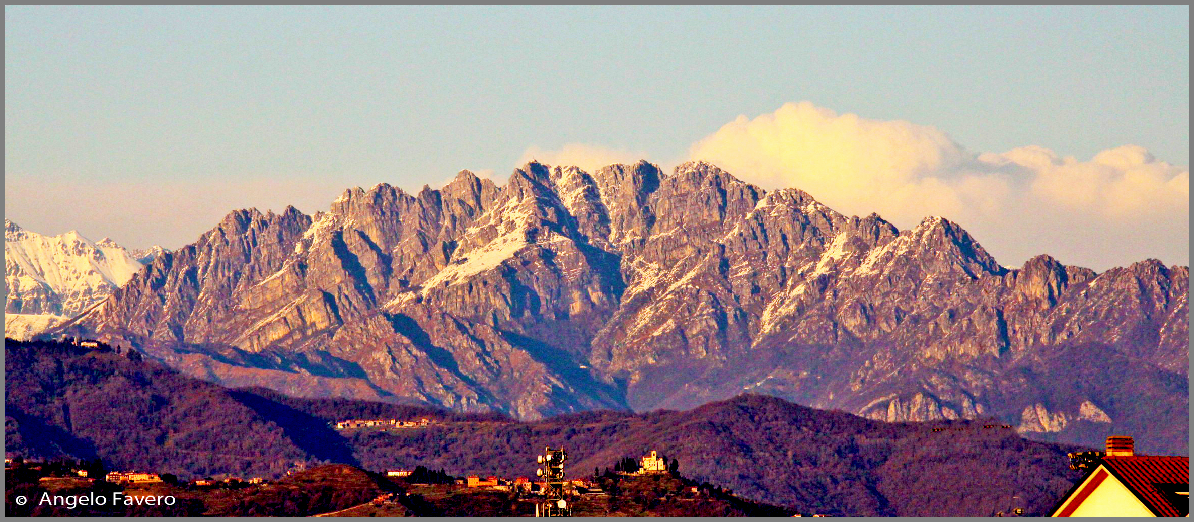 Il Resegone visto da Monza