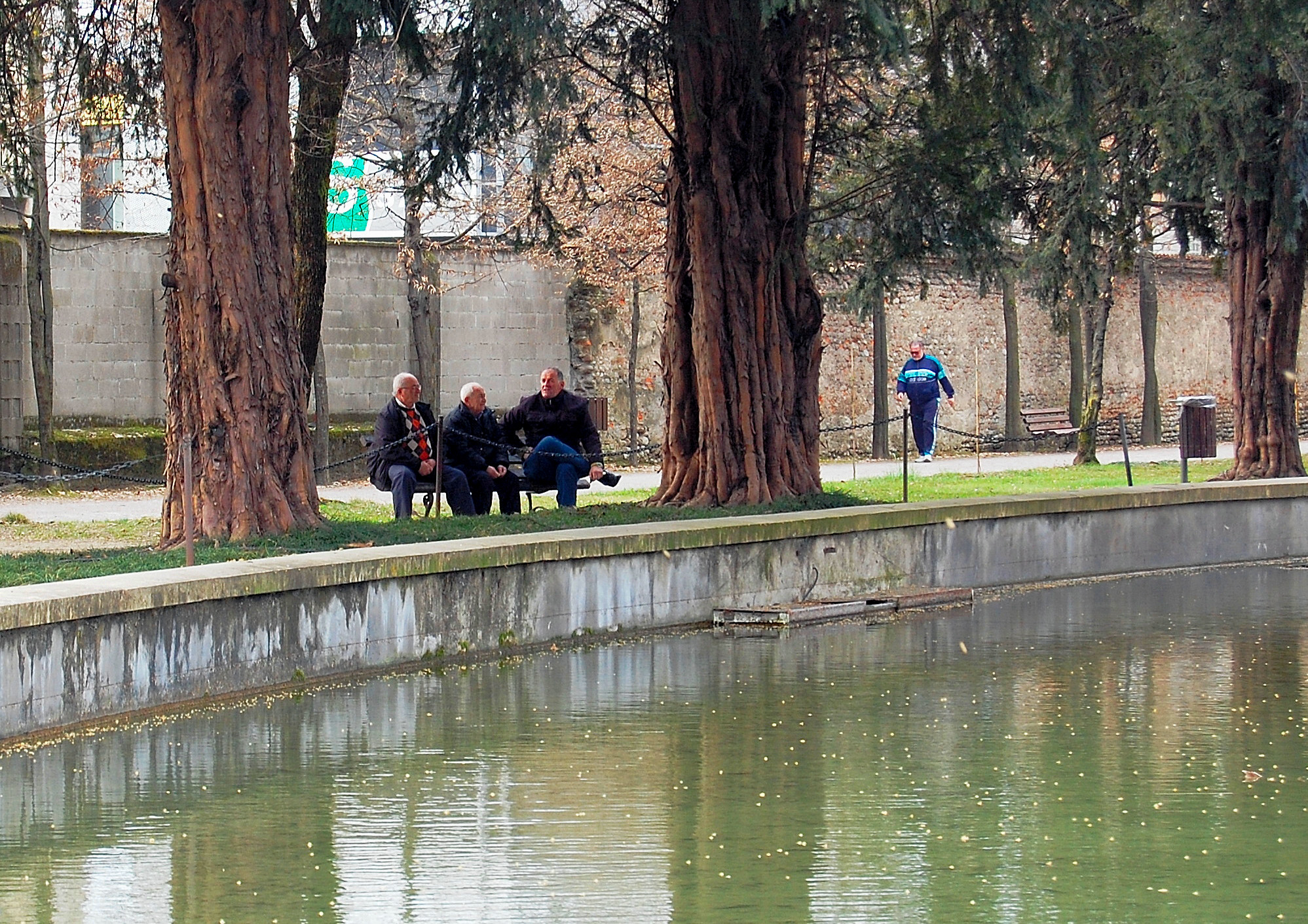 I speak, you listen, he walks