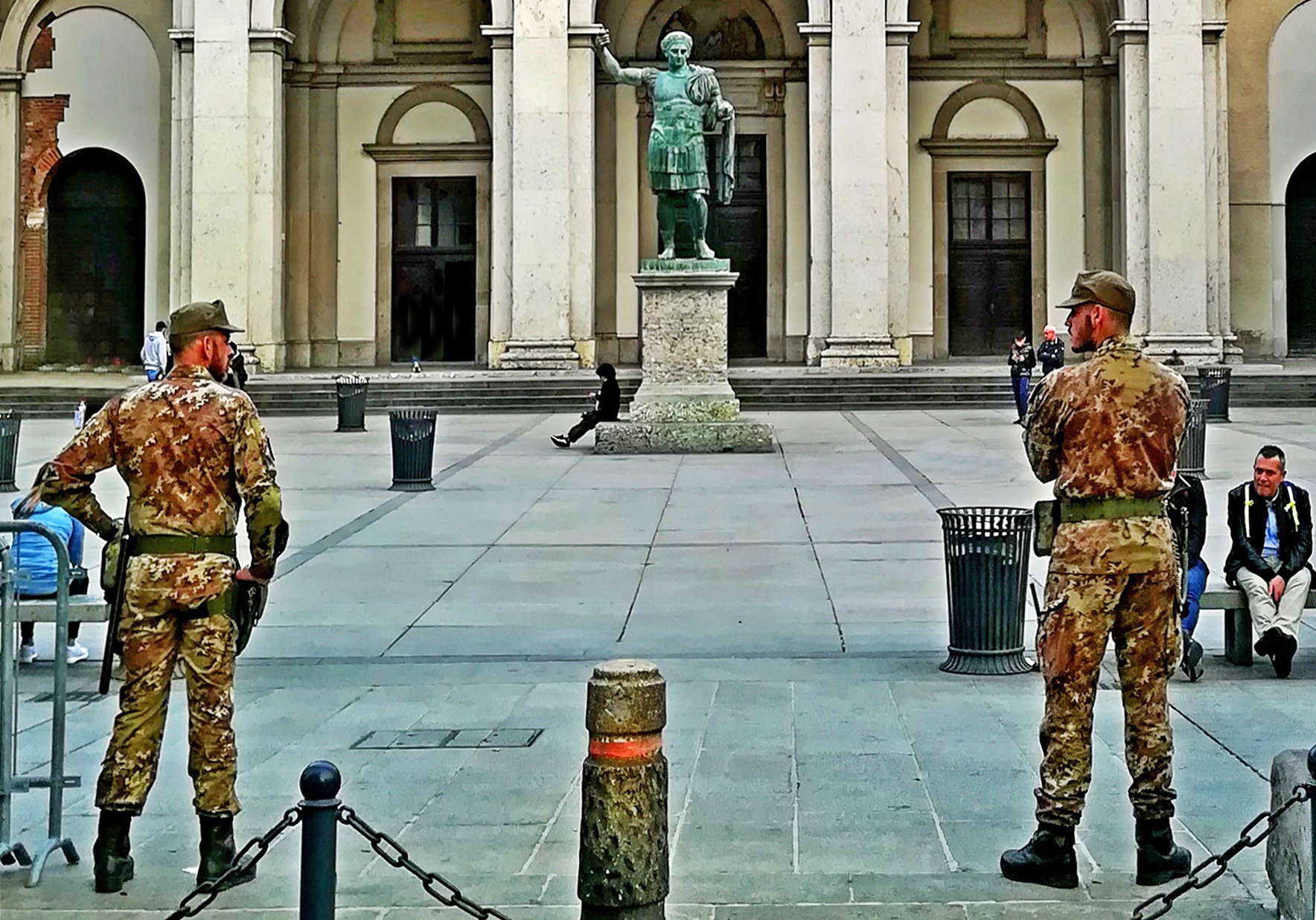 a guardia dell'Imperatore..