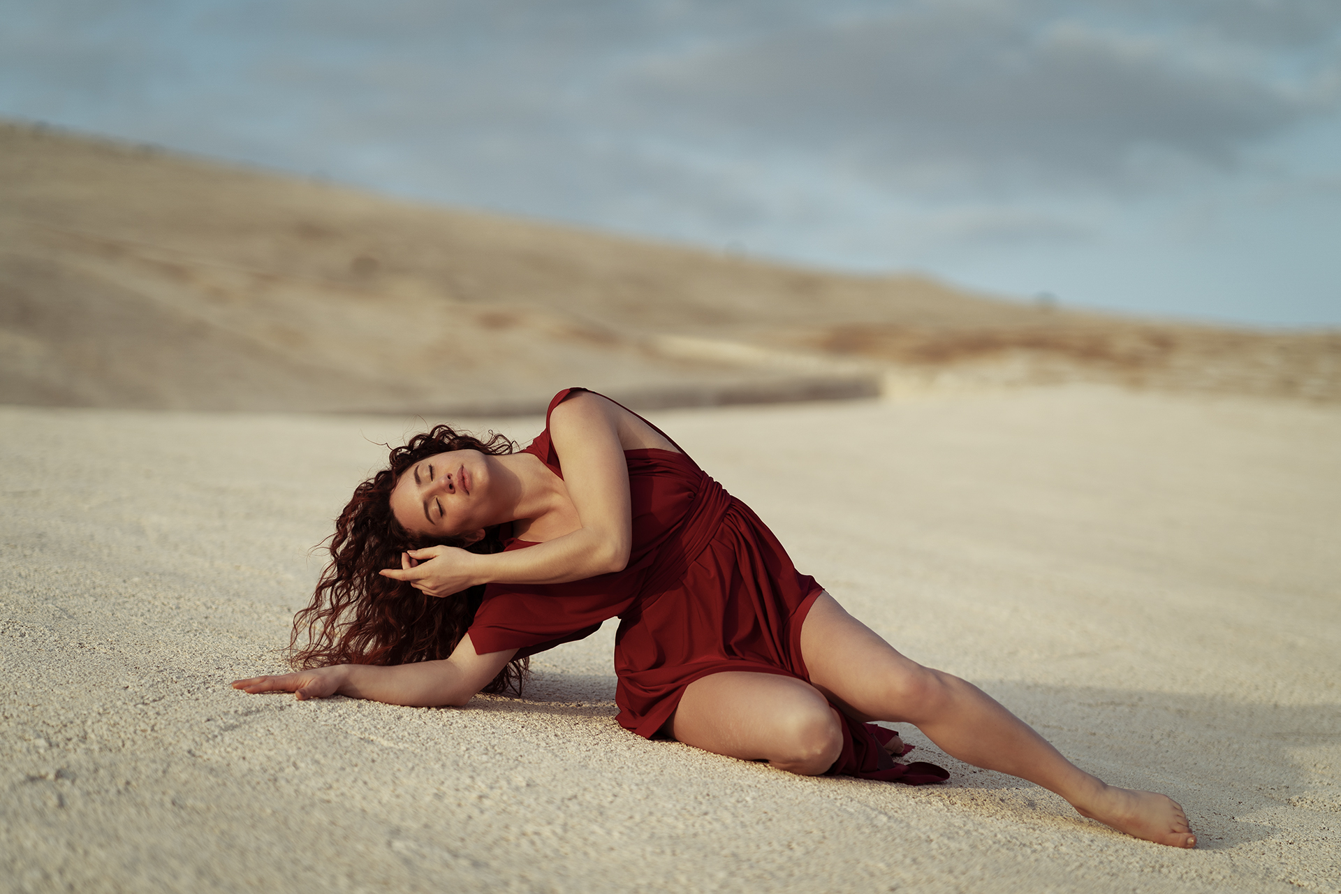 Danzando sul Cretto di Burri