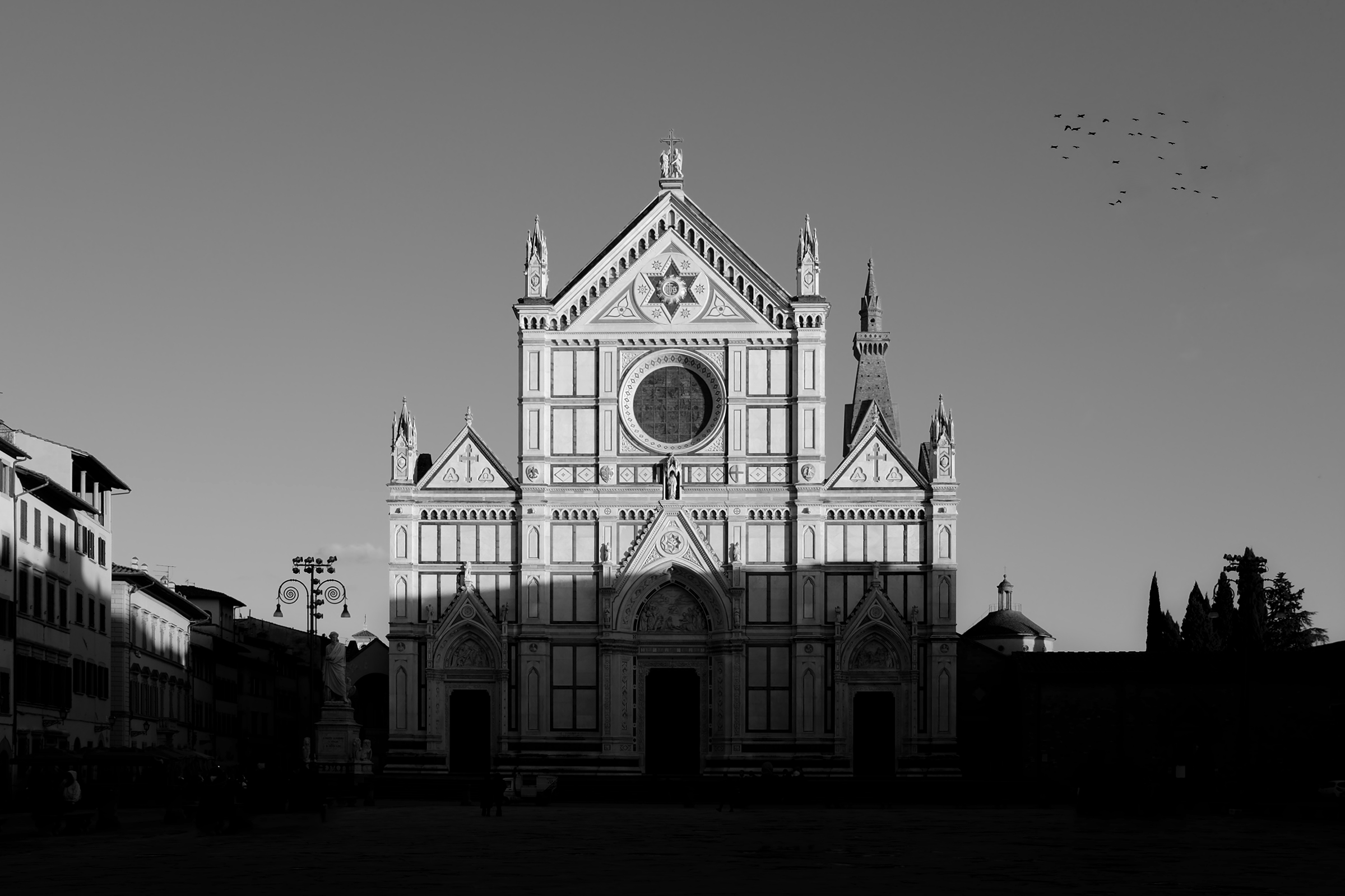 Santa Croce in bianco e nero