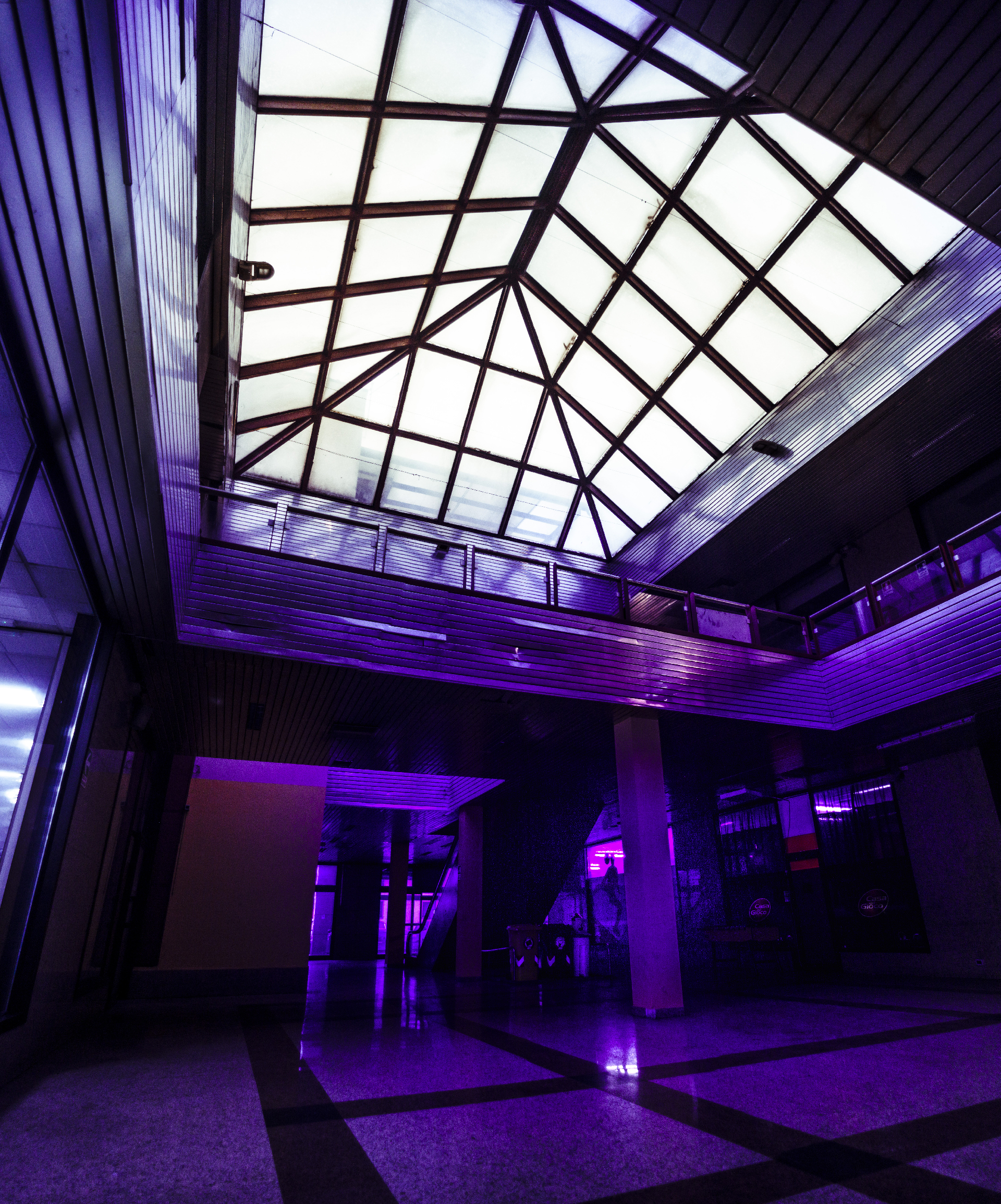 Abandoned shopping center