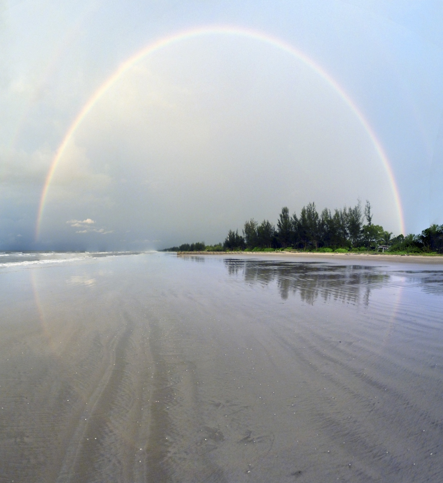 Rainbow nel mare Southchina