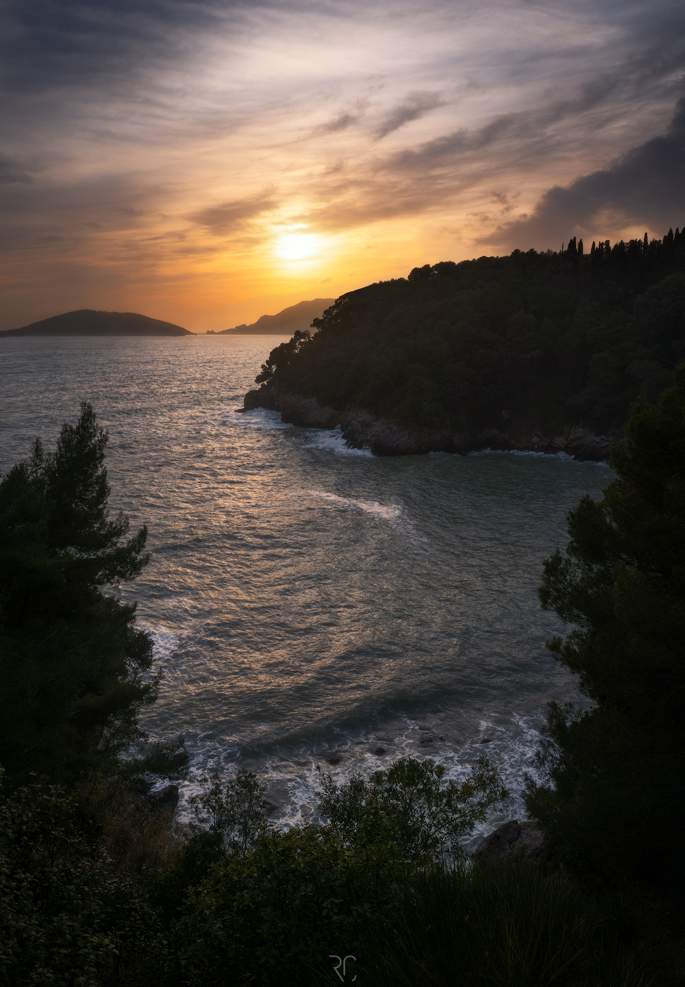 Sunset in Lerici