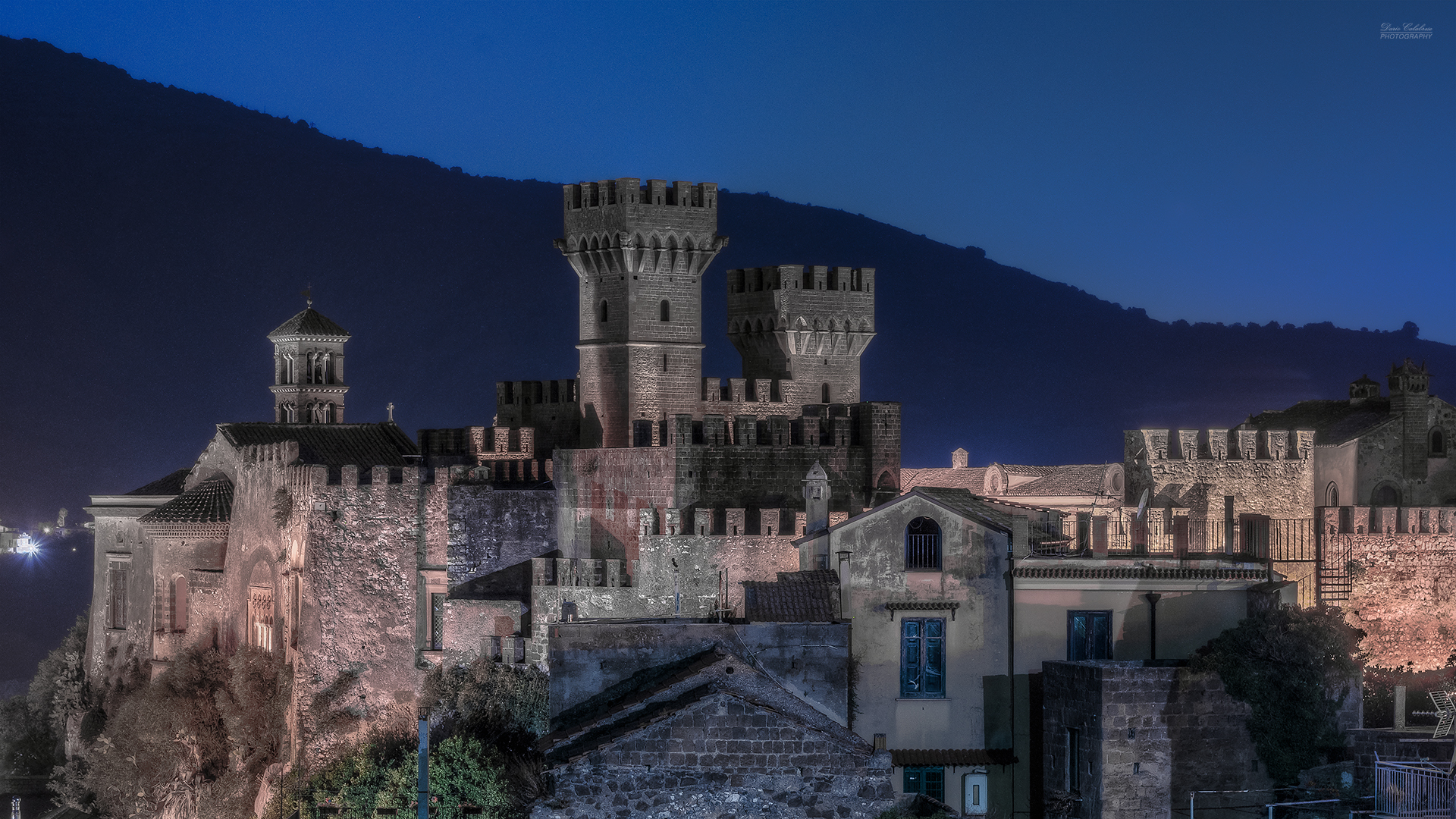 Lancellotti Castle in the evening