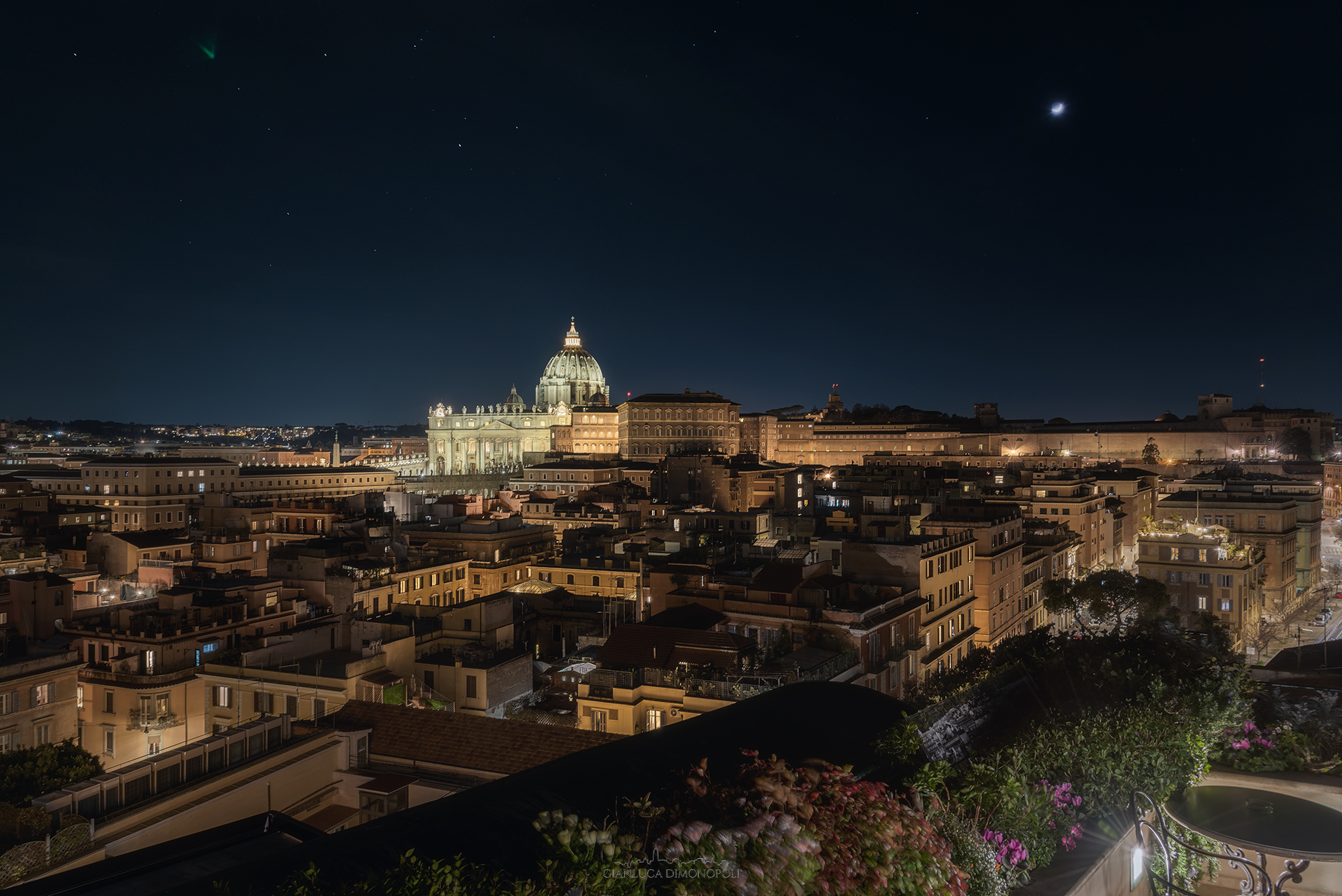 From the roof of Rome