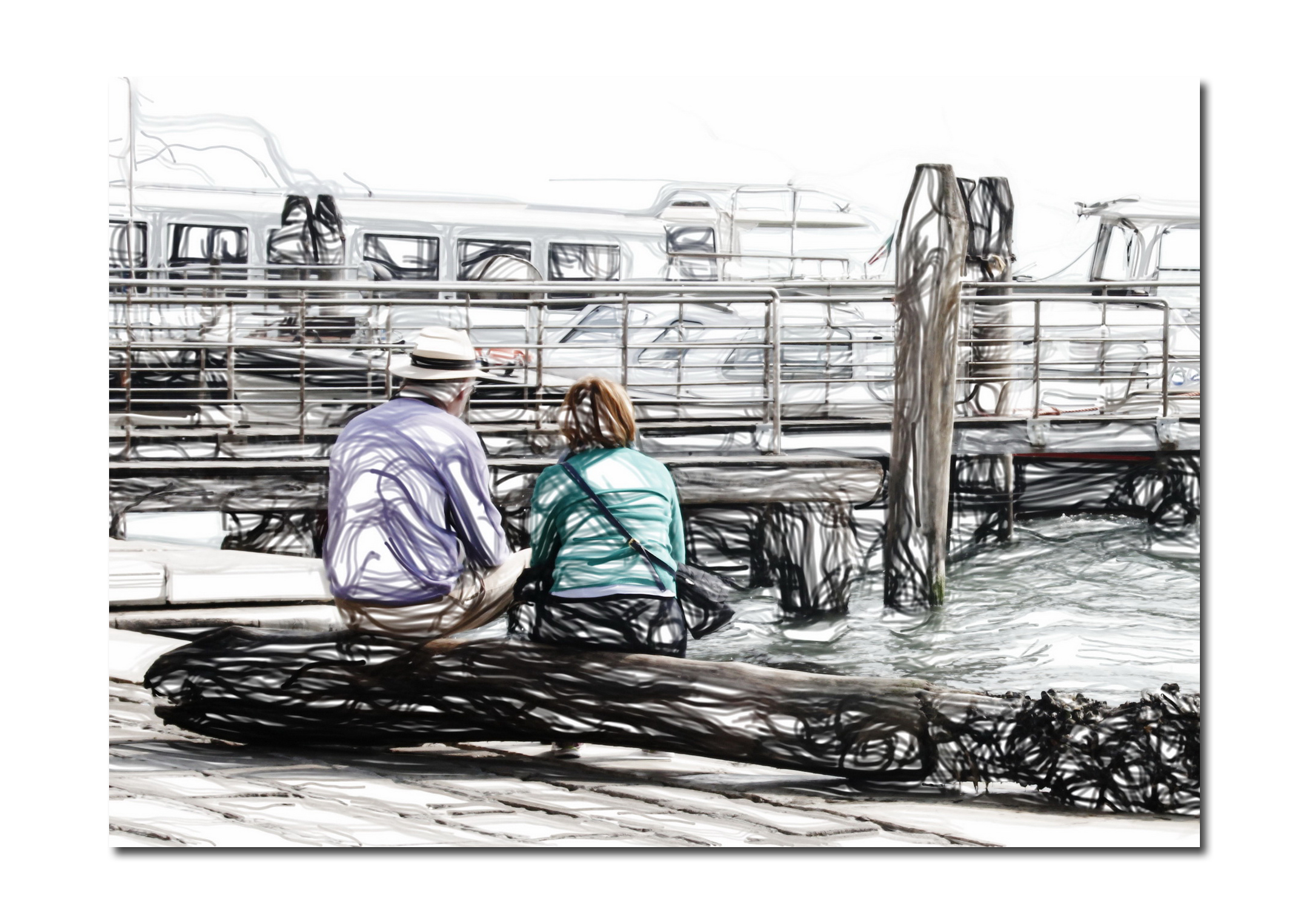 Venice - Waiting for the ferry