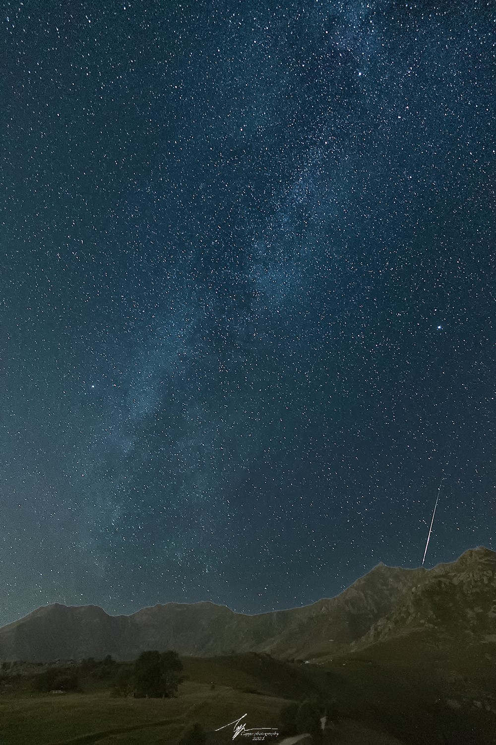 La Via Lattea sulla Bella Dormiente