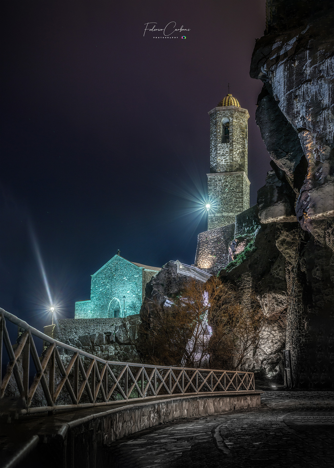 Castelsardo at night