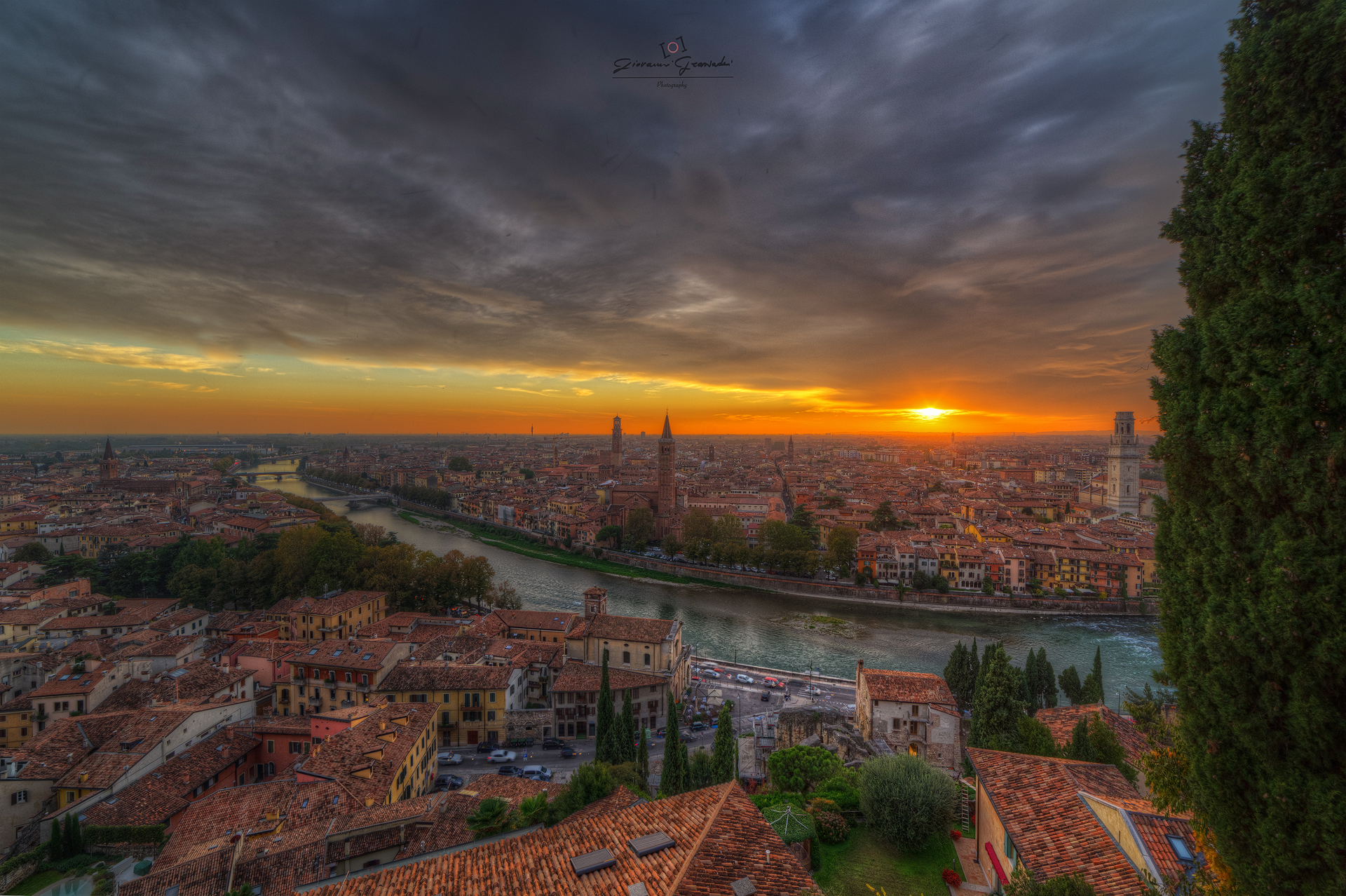 Best sunset in Verona