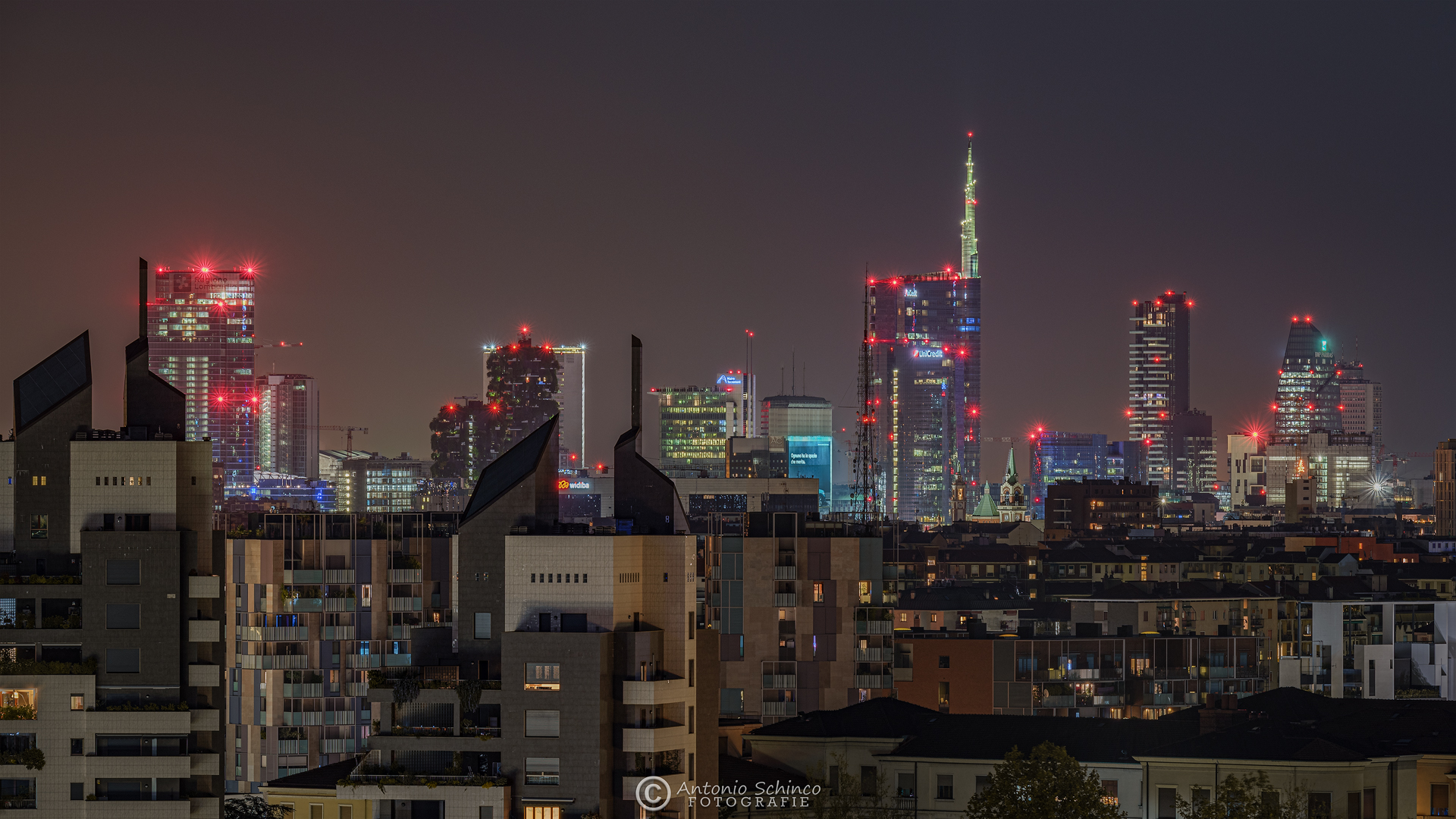 Milano Skyline (from Monte Stella)