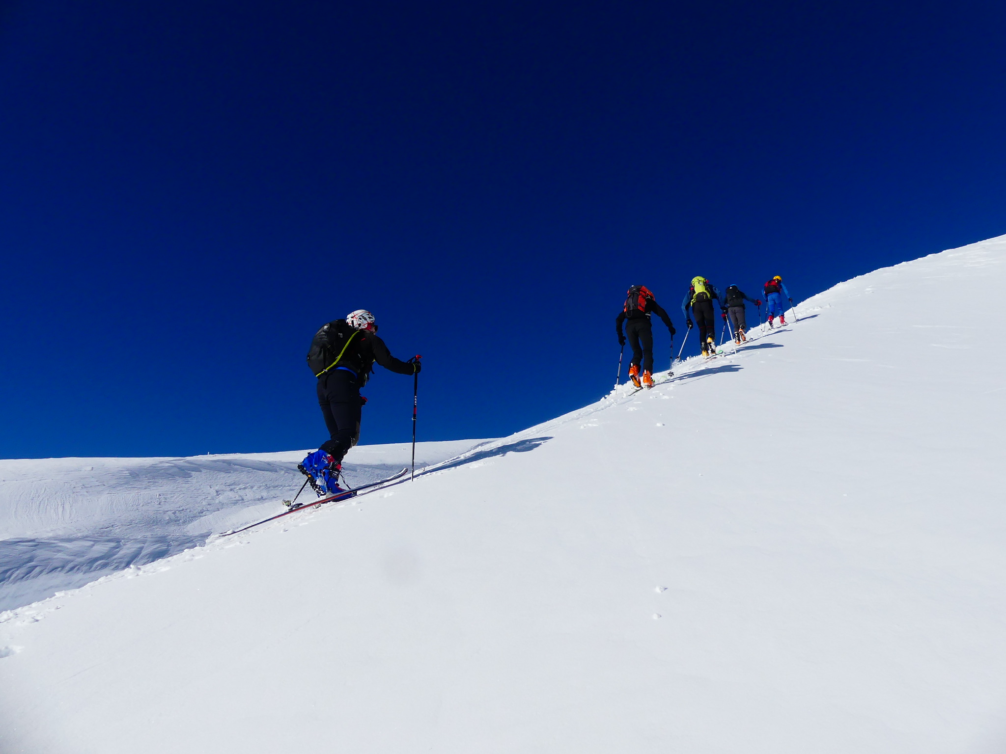 Going up to the blue