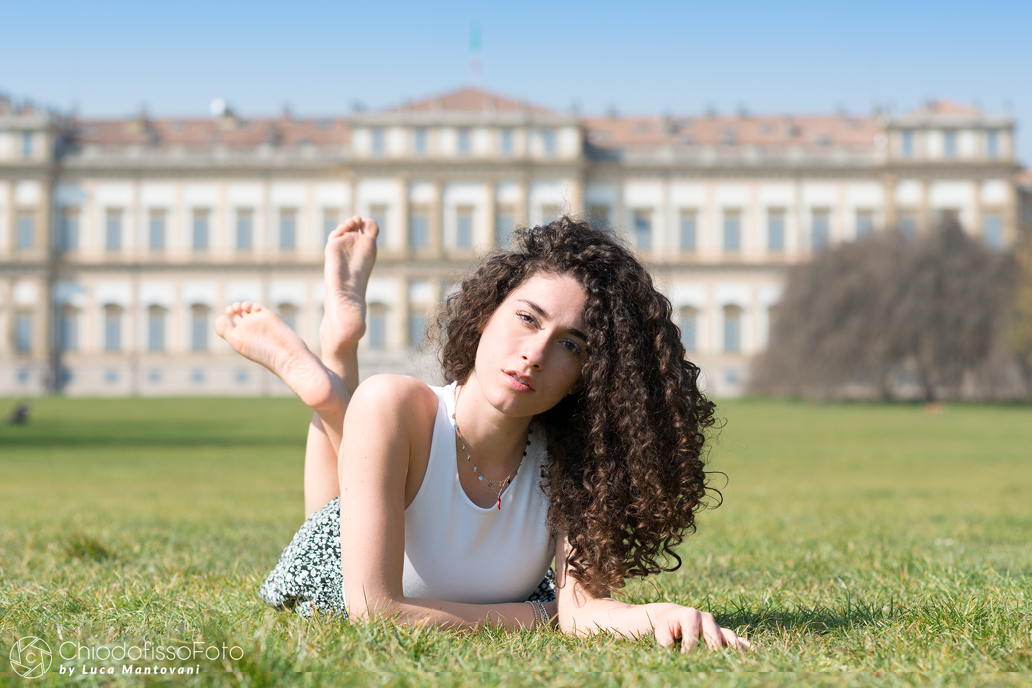 Spring in villa with Chiara