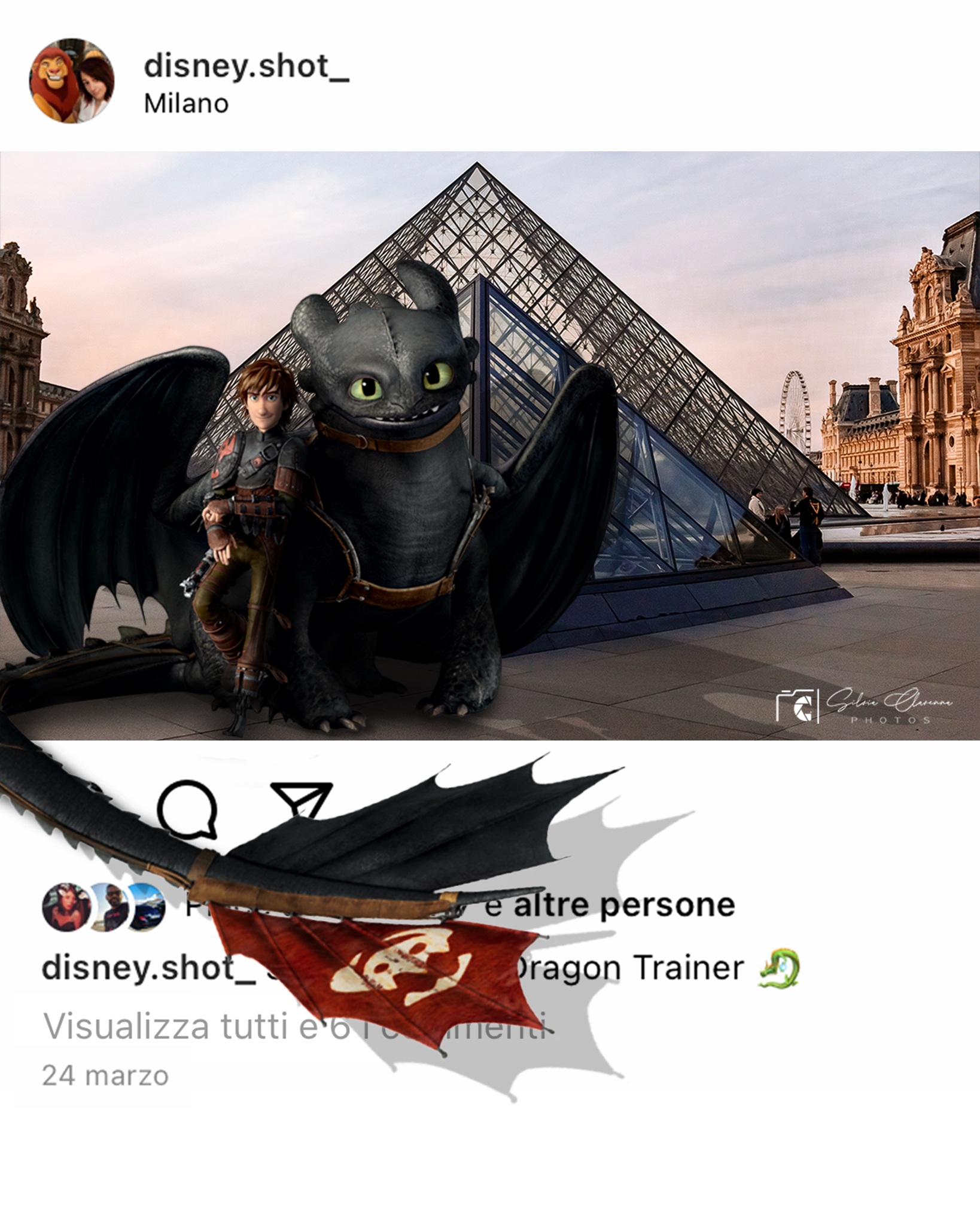 Icap e Sdentato al Louvre