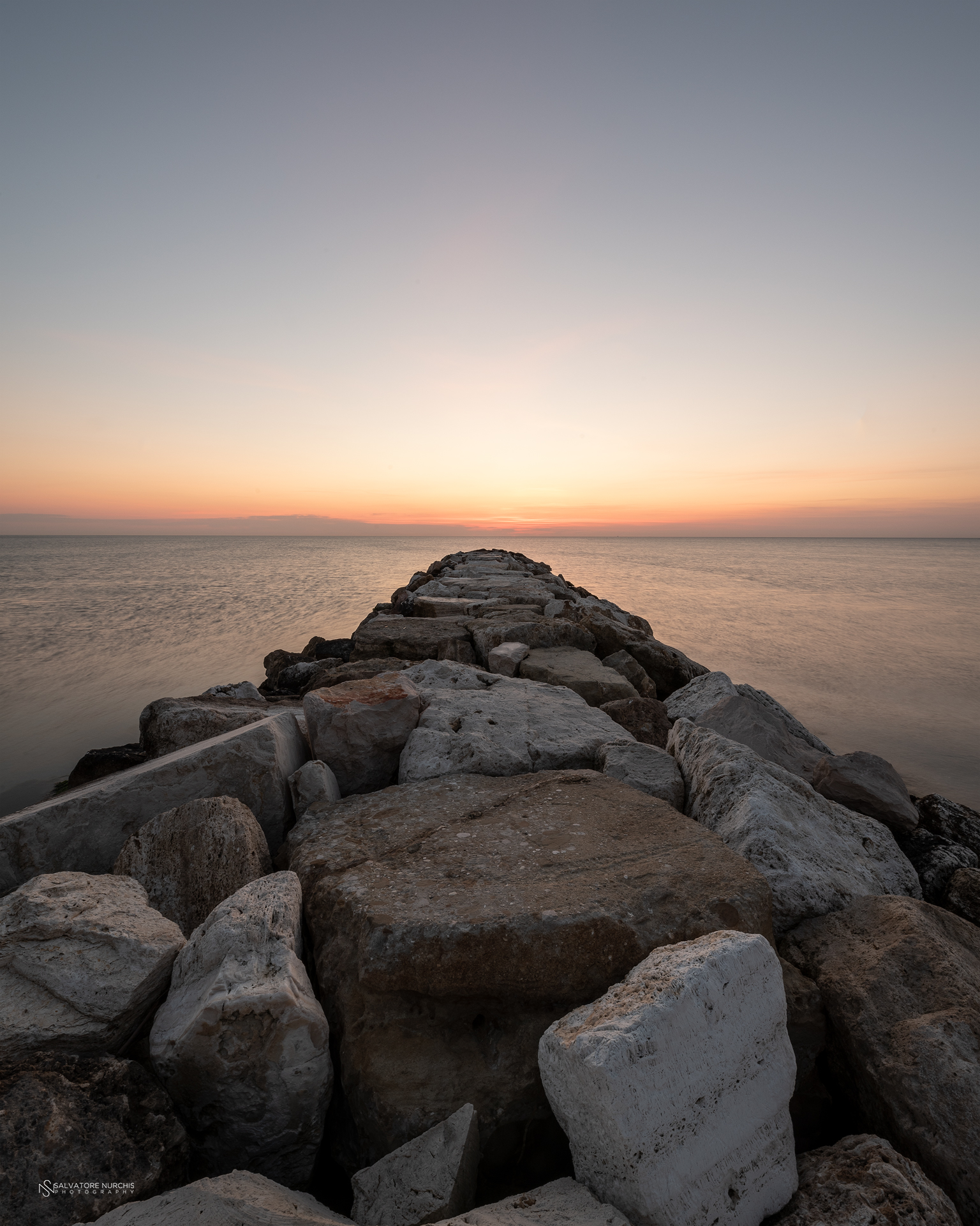 VillaRosa by Martinsicuro at dawn