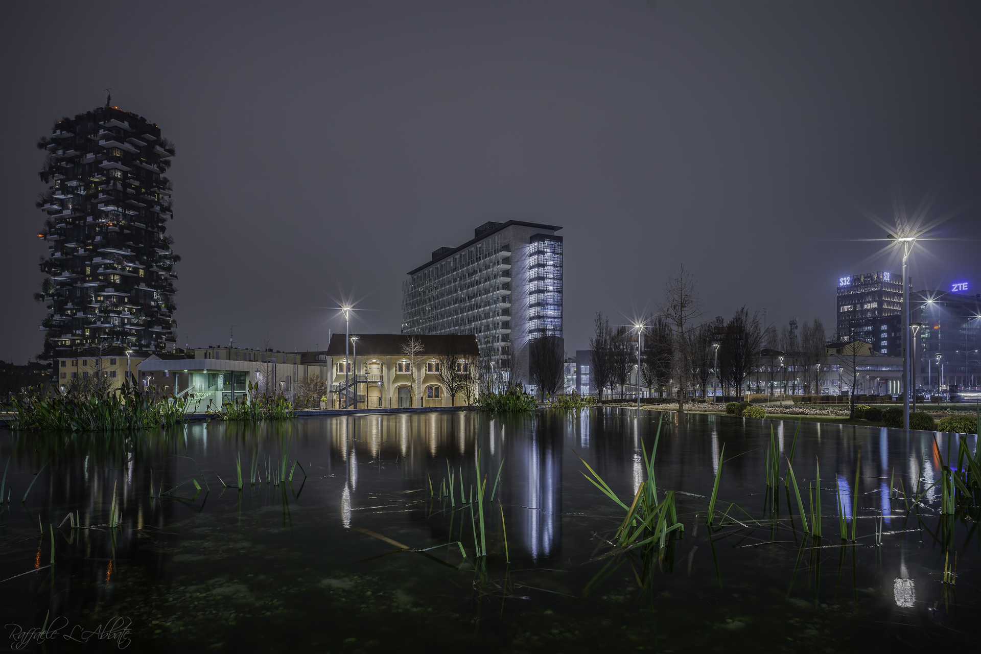 View from the Parco Biblioteca degli Alberi, Milan