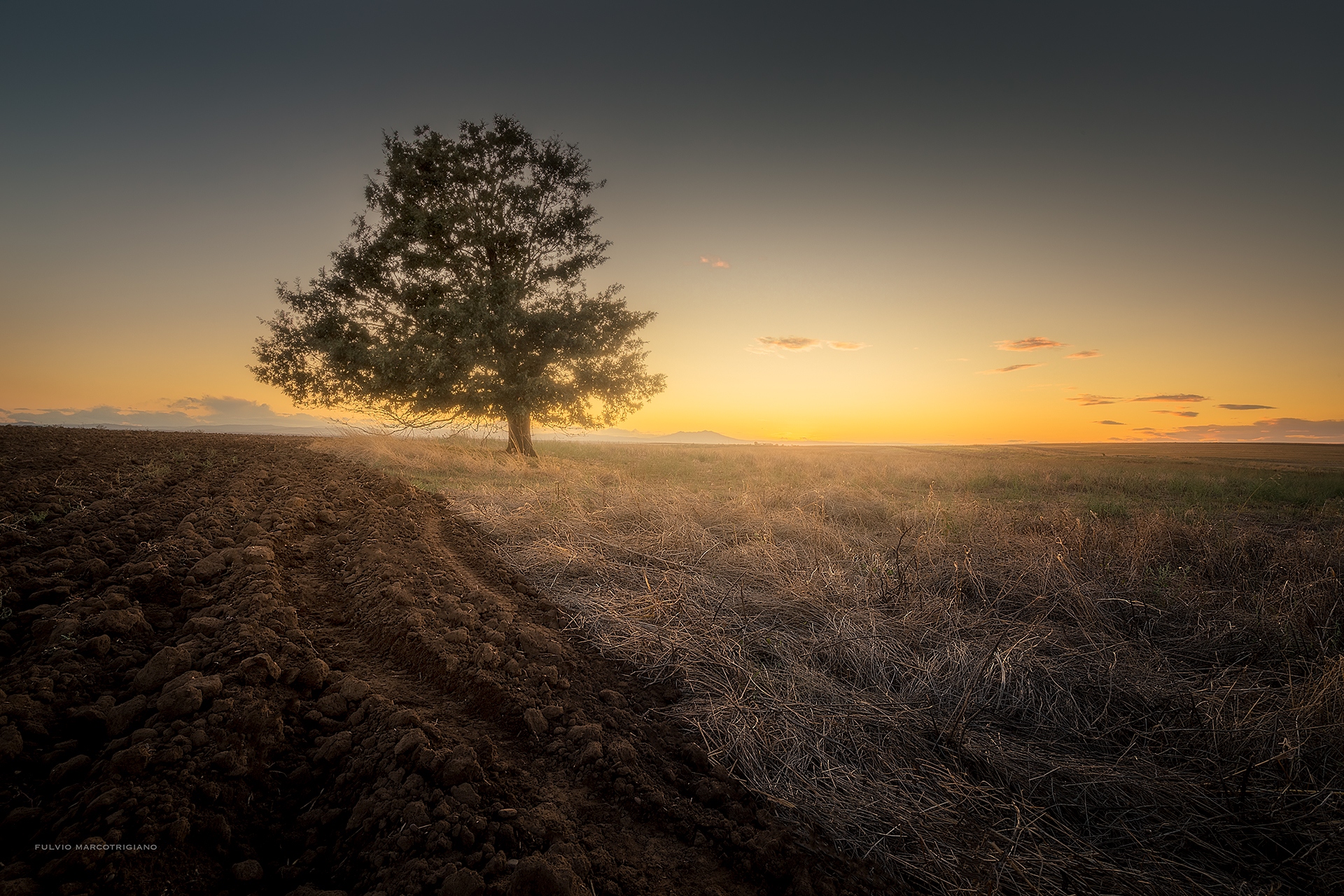Tramonto sulla Murgia