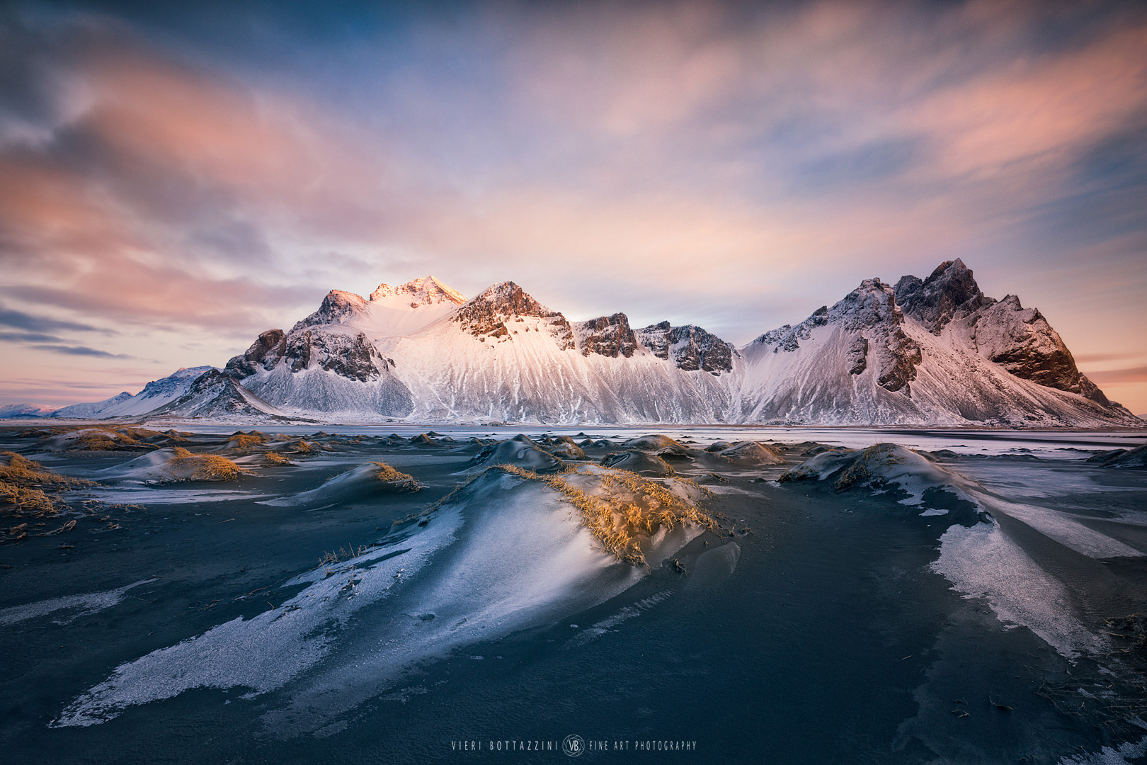 Tramonto gelato a Vestrahorn