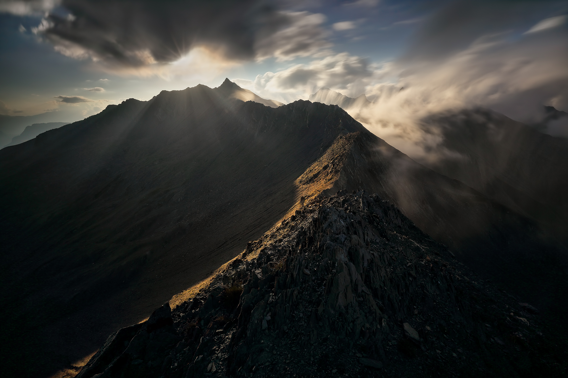Controluce al Galibier