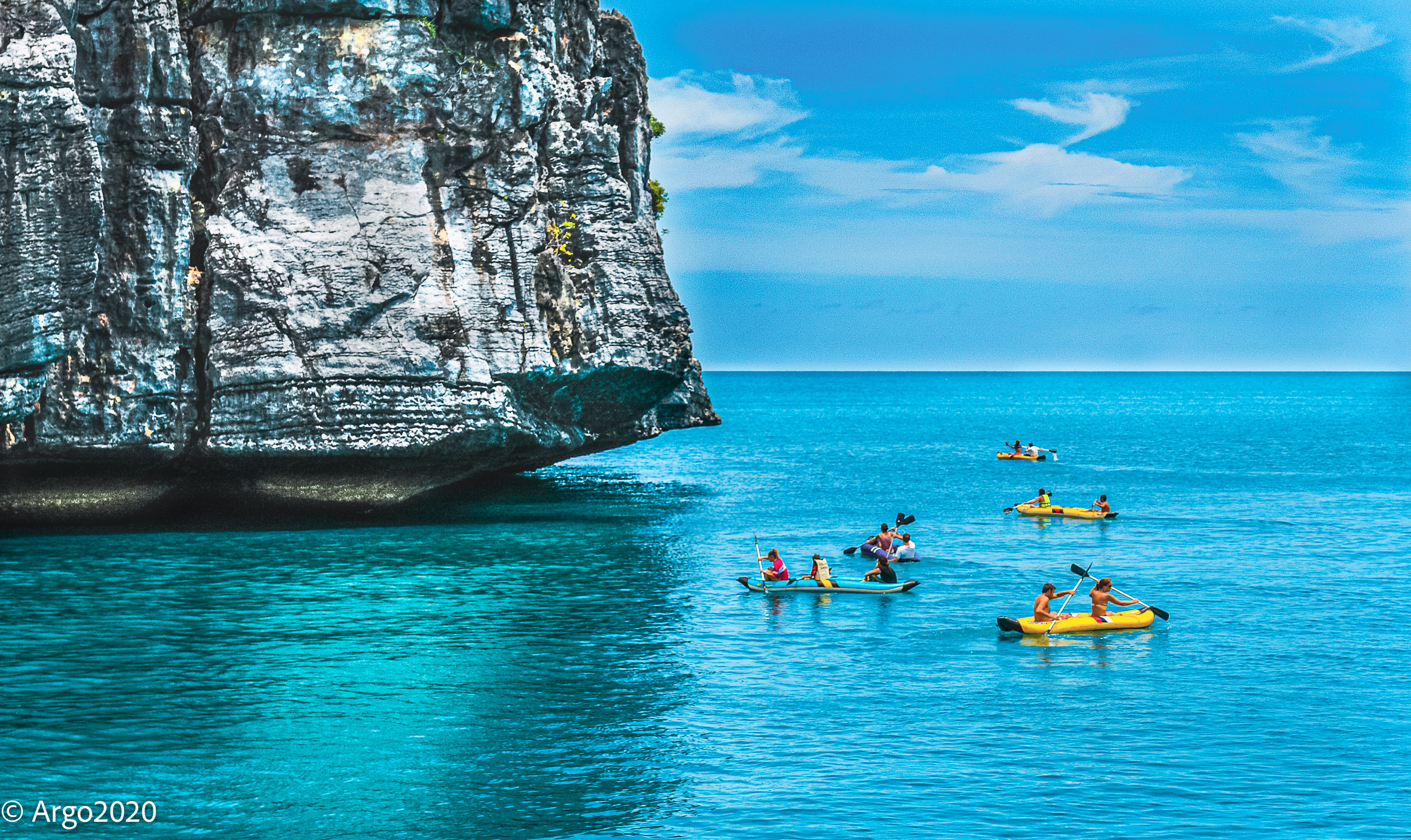 Passeggiata in canoa