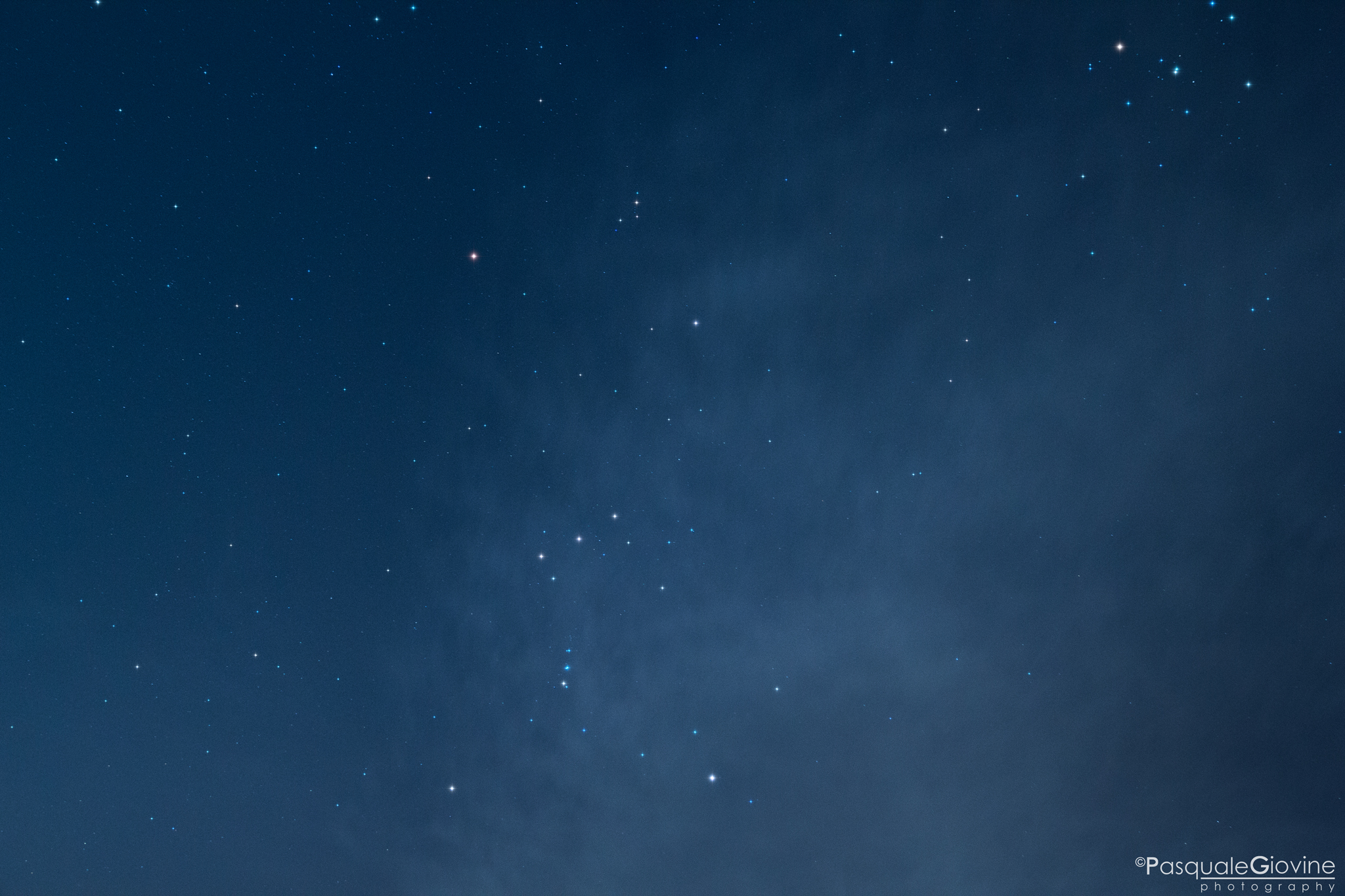 Orion behind the clouds 2