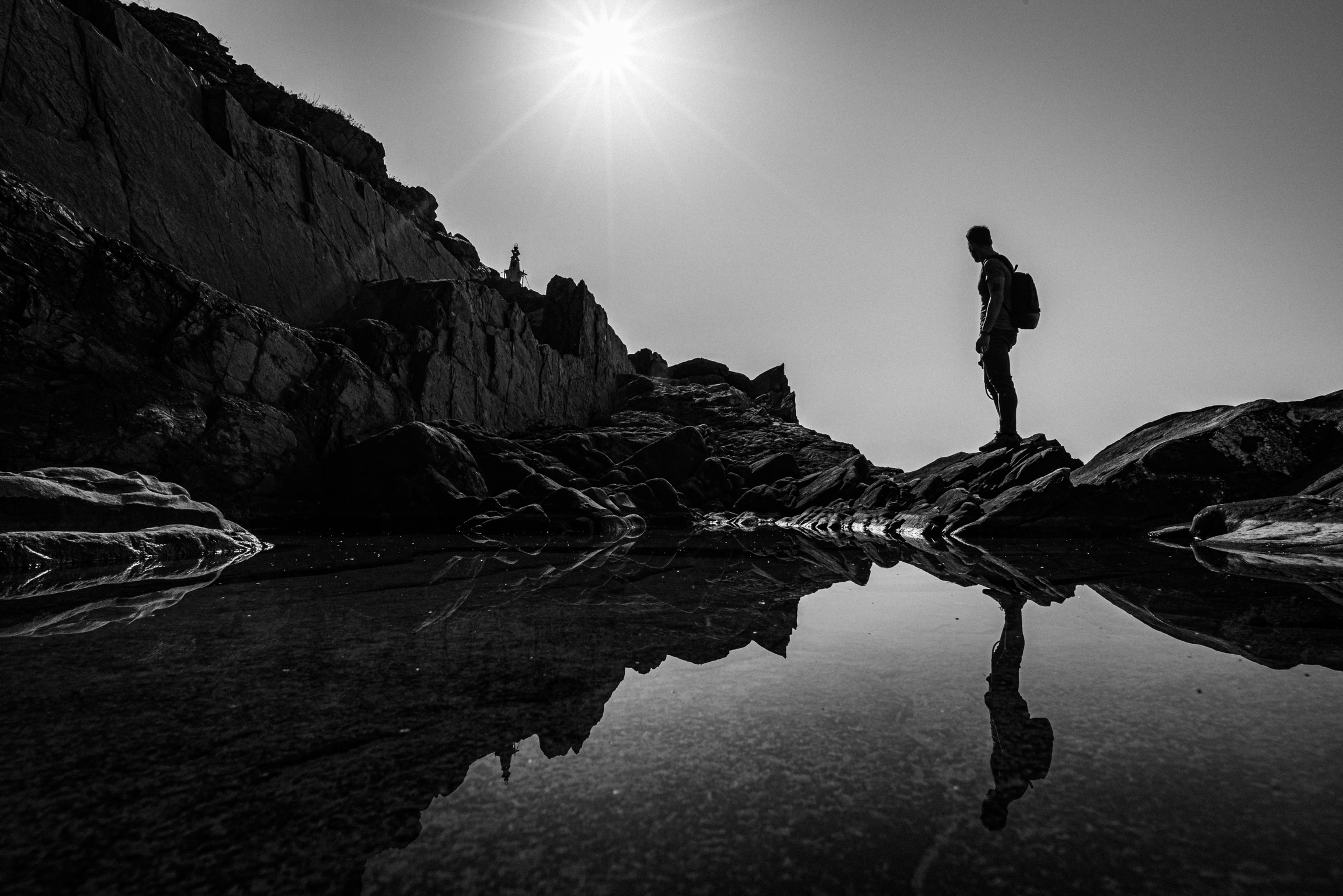 Reflections in silhouette