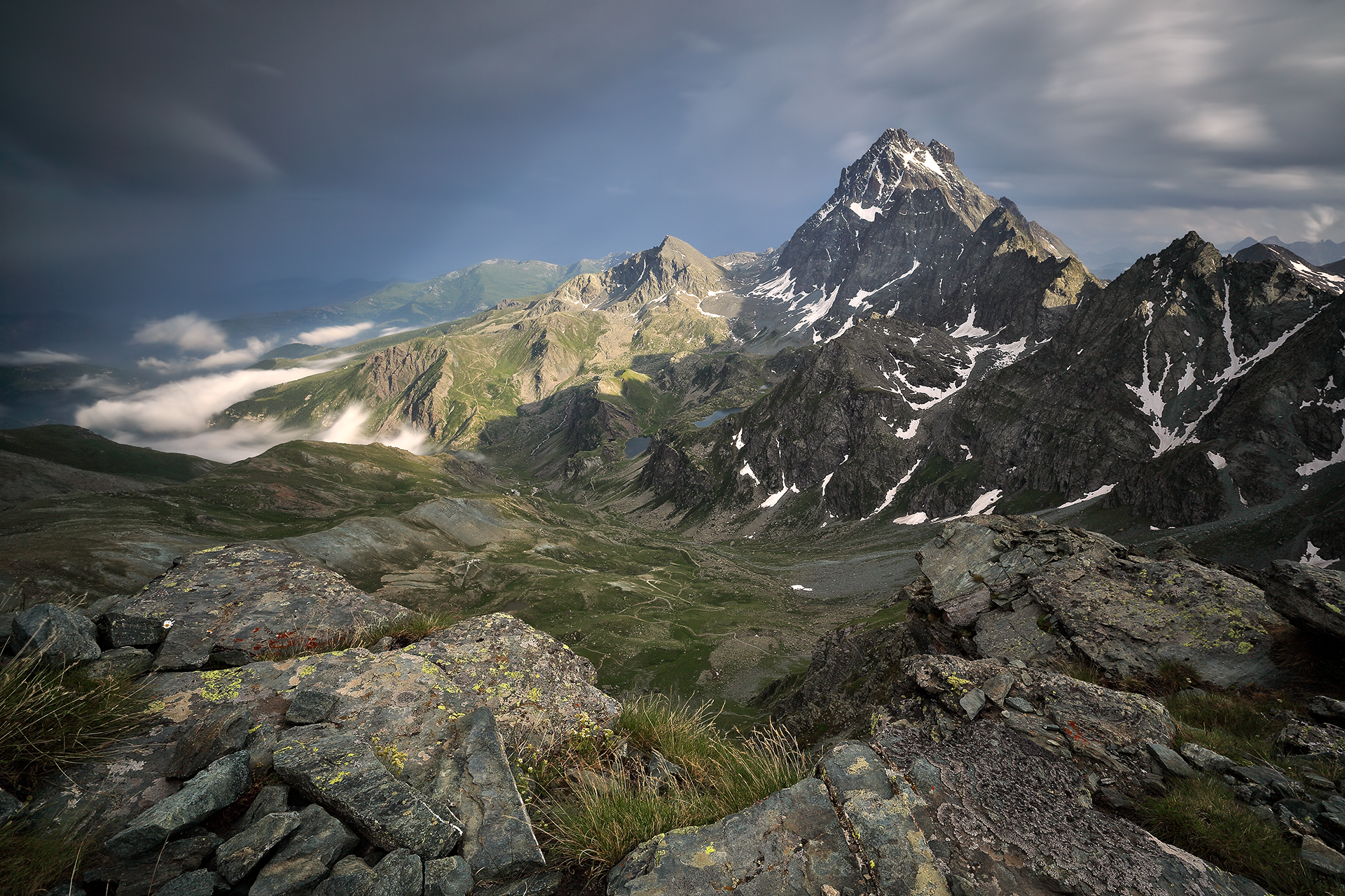 In volo sulla valle Po
