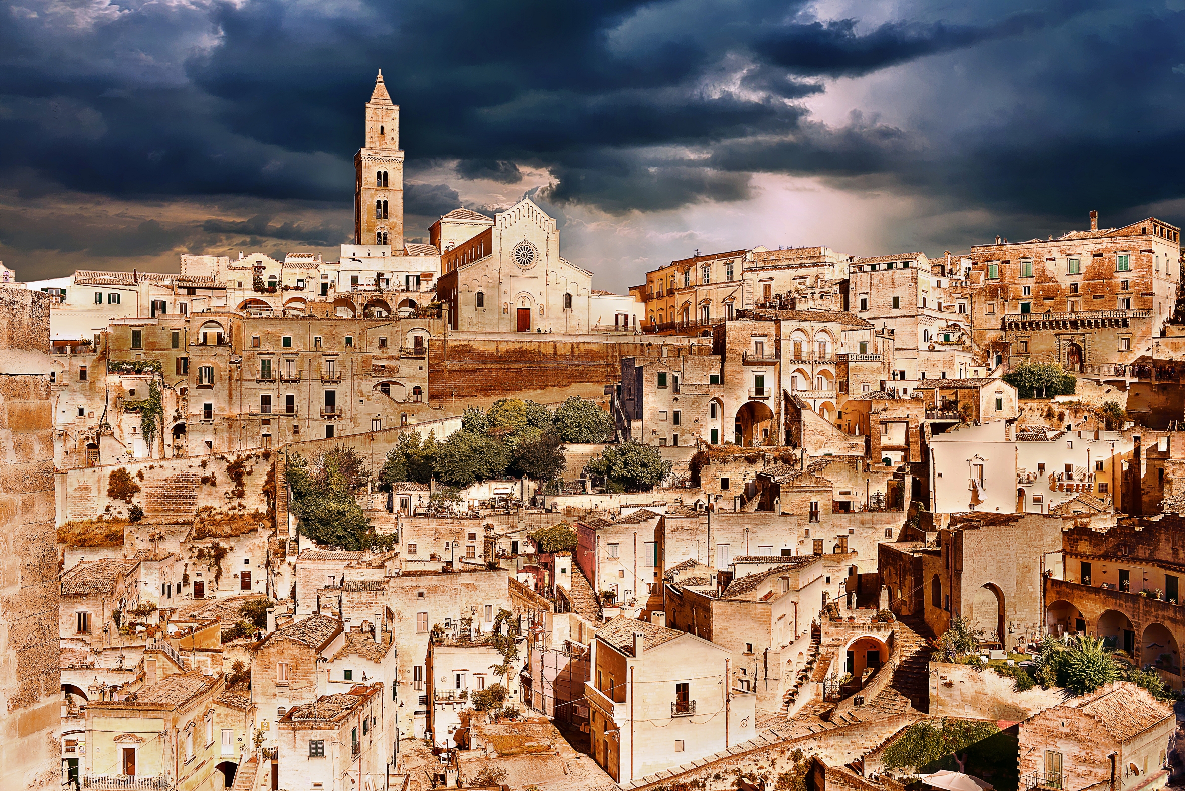 Sassi al tramonto