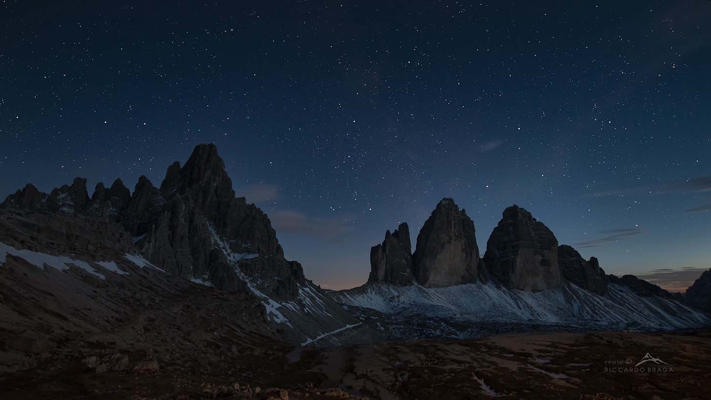 Monte Paterno and Tre Cime Di Lavaredo