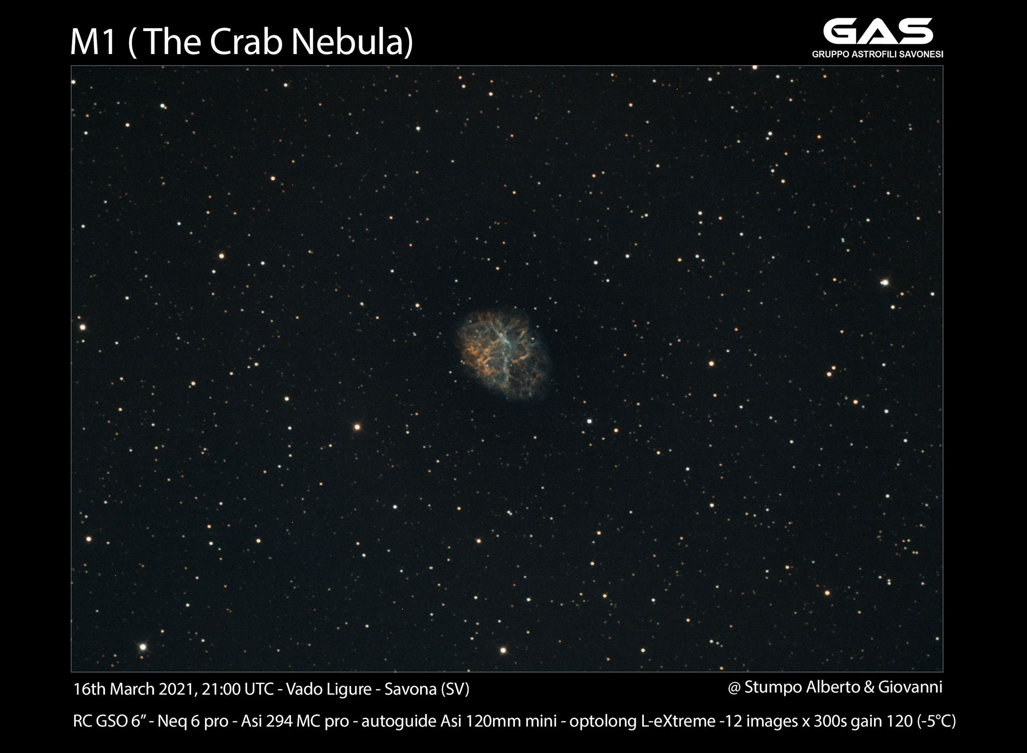 M1 Crab nebula