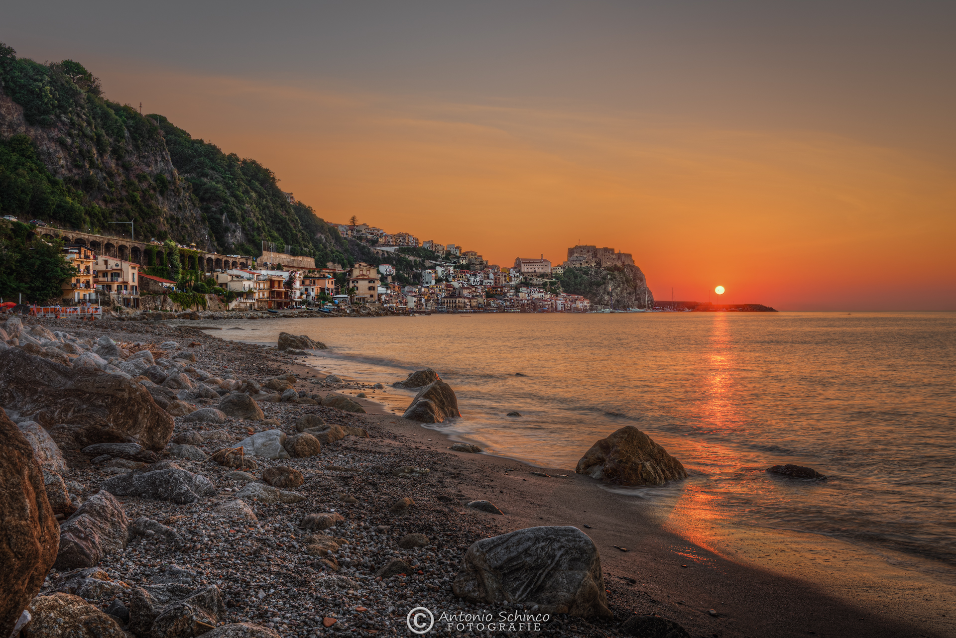 Sunset From Chianalea Beach