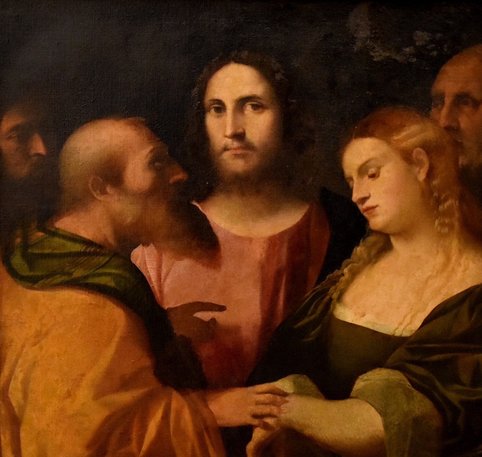 Palma il Vecchio "L'adultera"