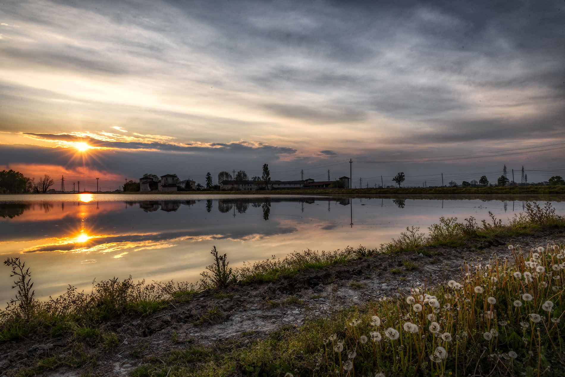 Riflessi di un tramonto