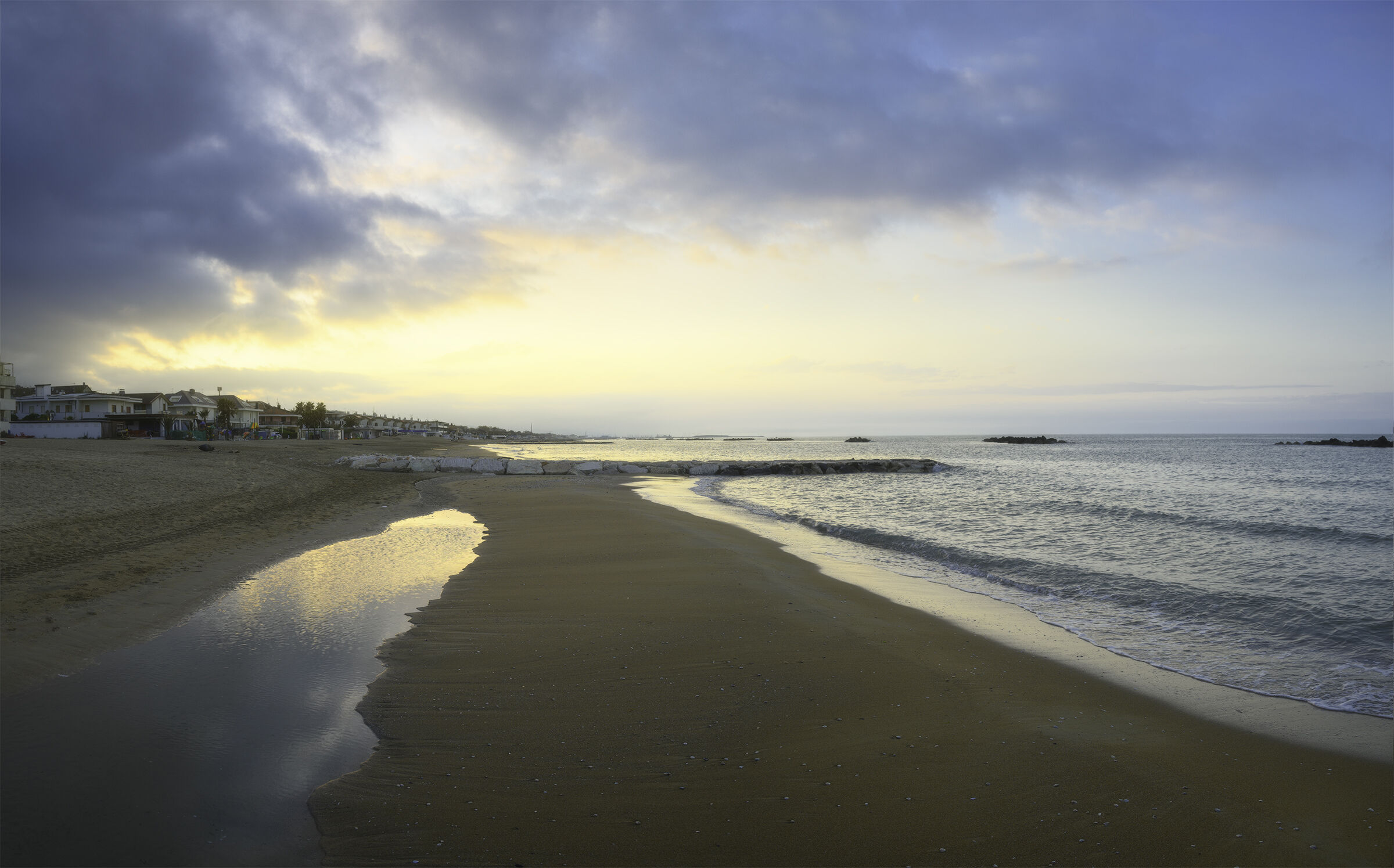 Riflessi in spiaggia