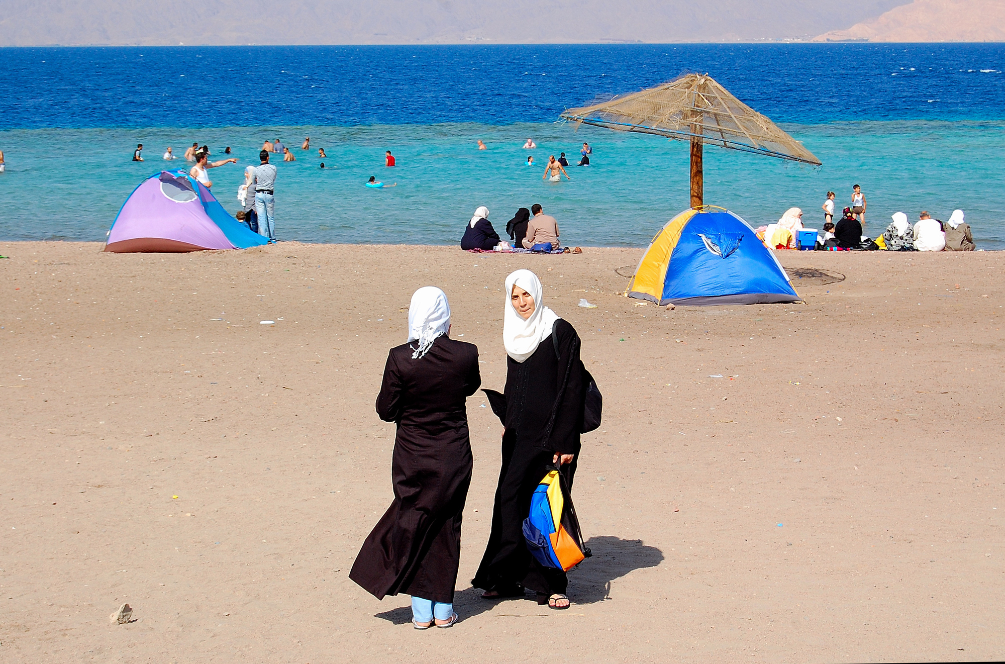 Aqaba: a a abbronzatissima