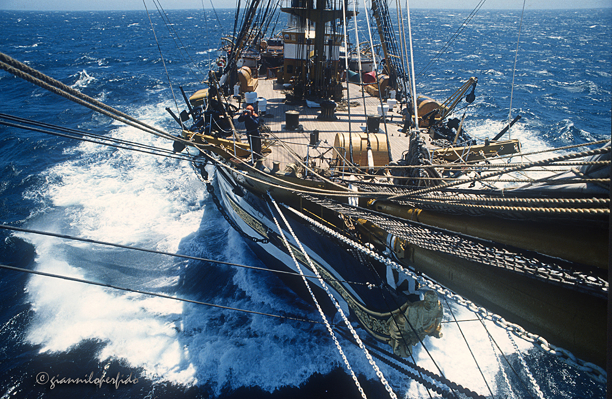 Vento a prora del Vespucci