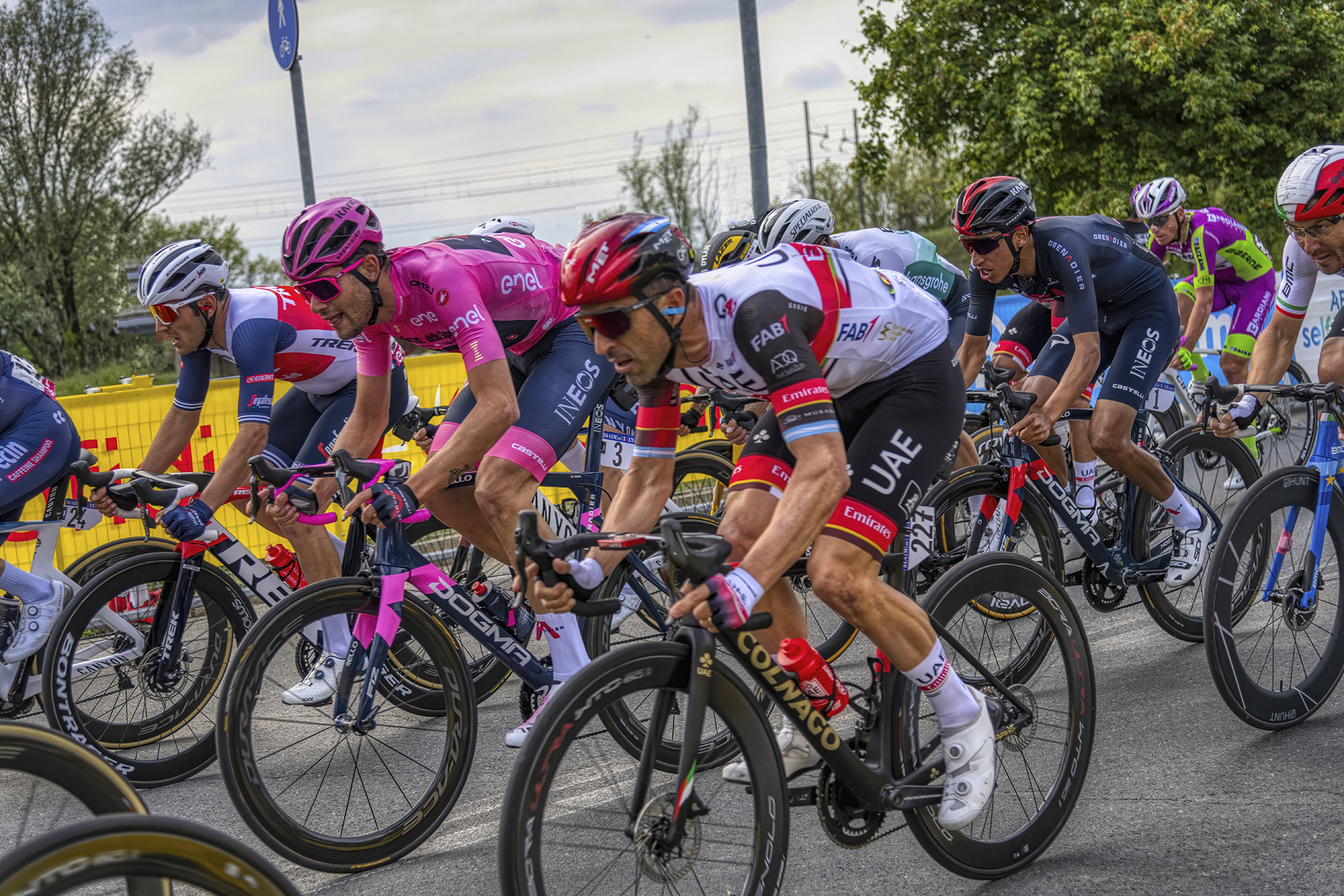 Maglia Rosa a Novara