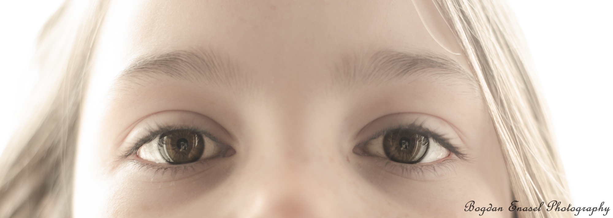 Gli occhi della mia sorellina e il mio riflesso