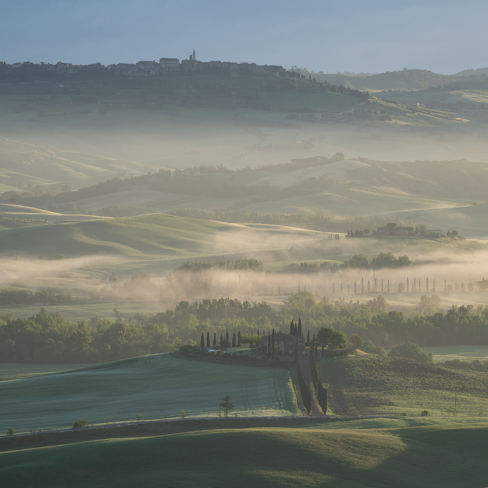 Pienza awaits a new day